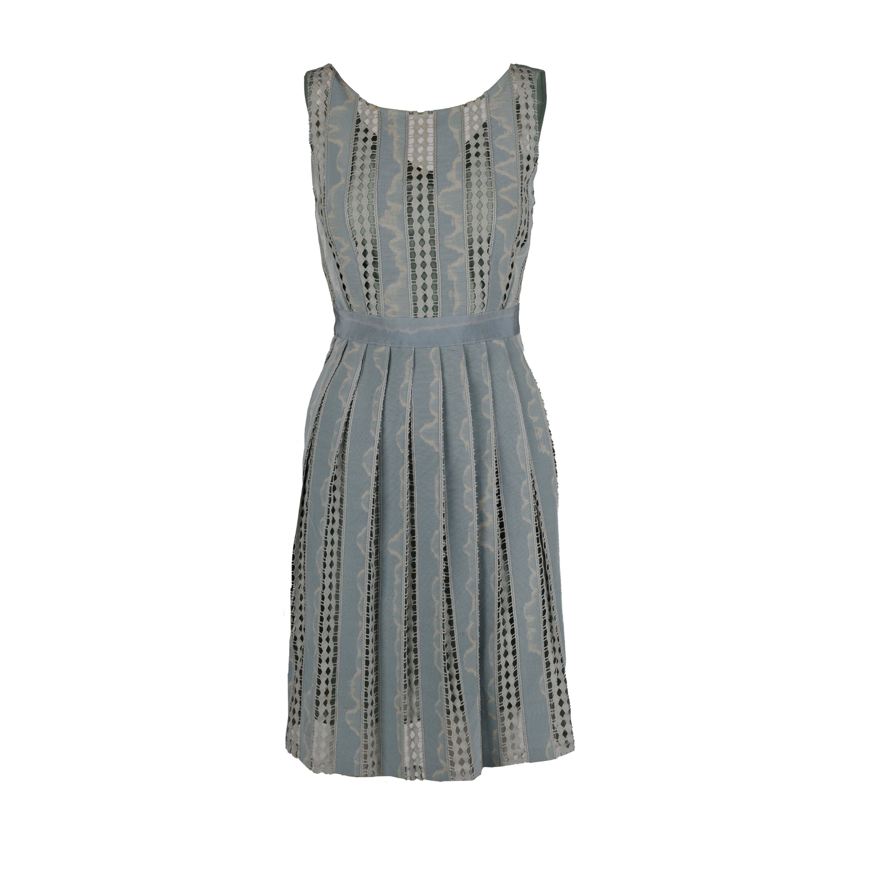 Moschino Cheap and Chic Jacquard and Lace Dress - '00s