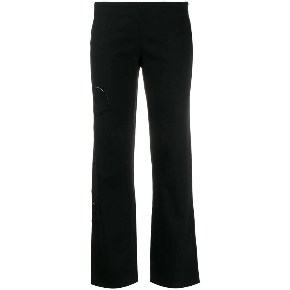 Versace Black Cotton Trousers - '90s