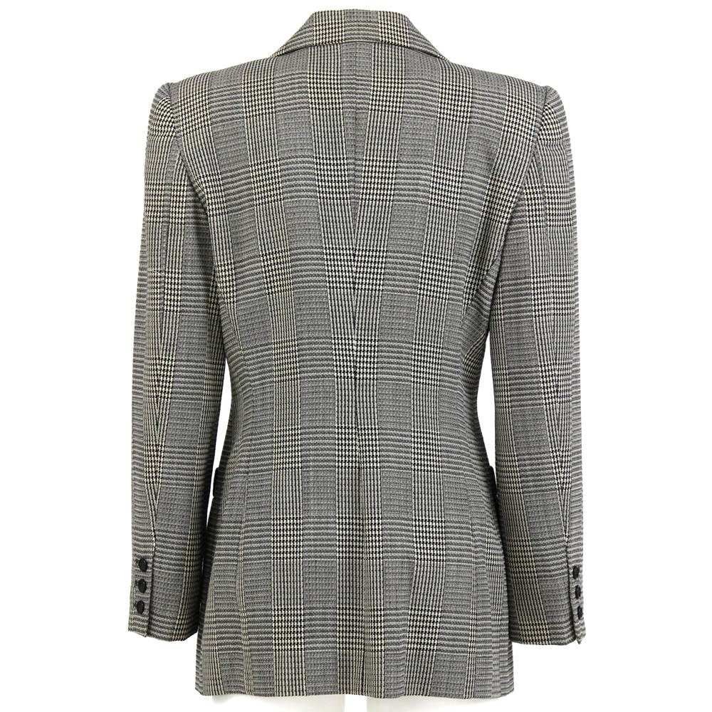 Byblos Prince of Wales Wool Blazer - '80s