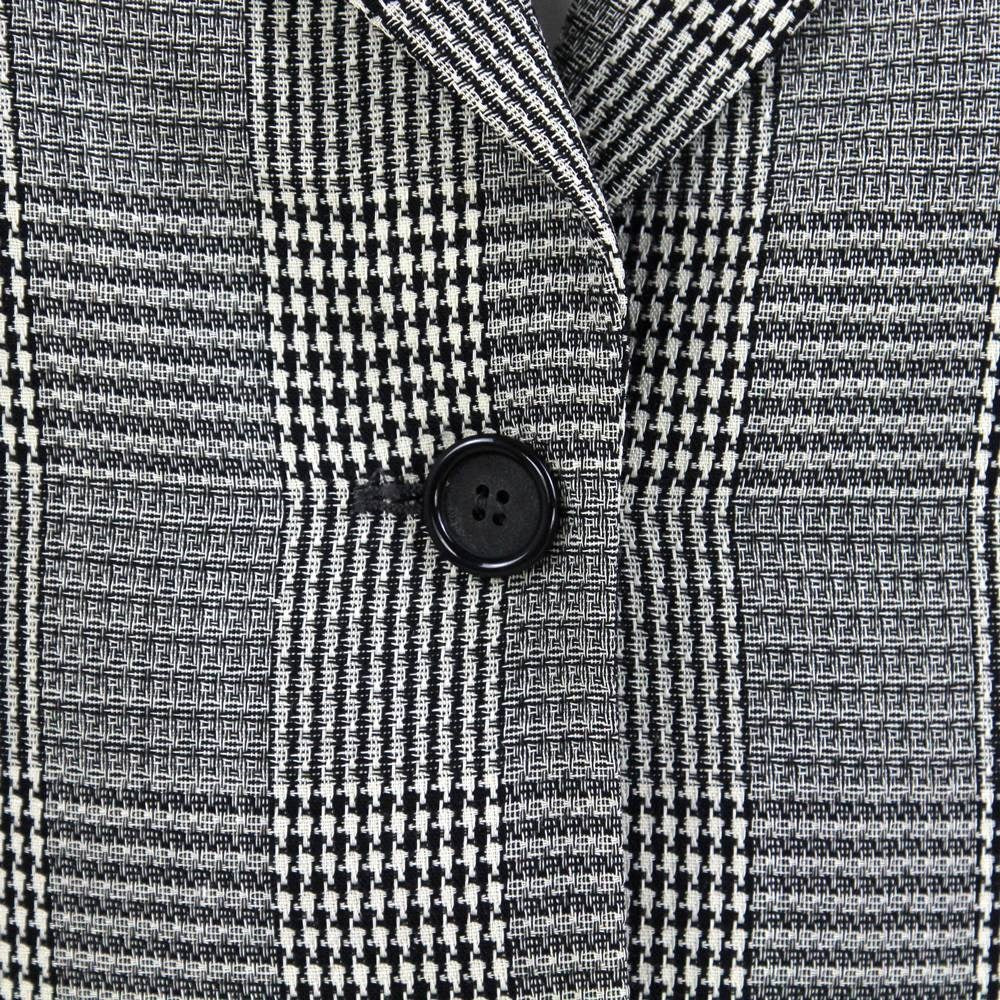 Byblos Prince of Wales Wool Blazer - '80s