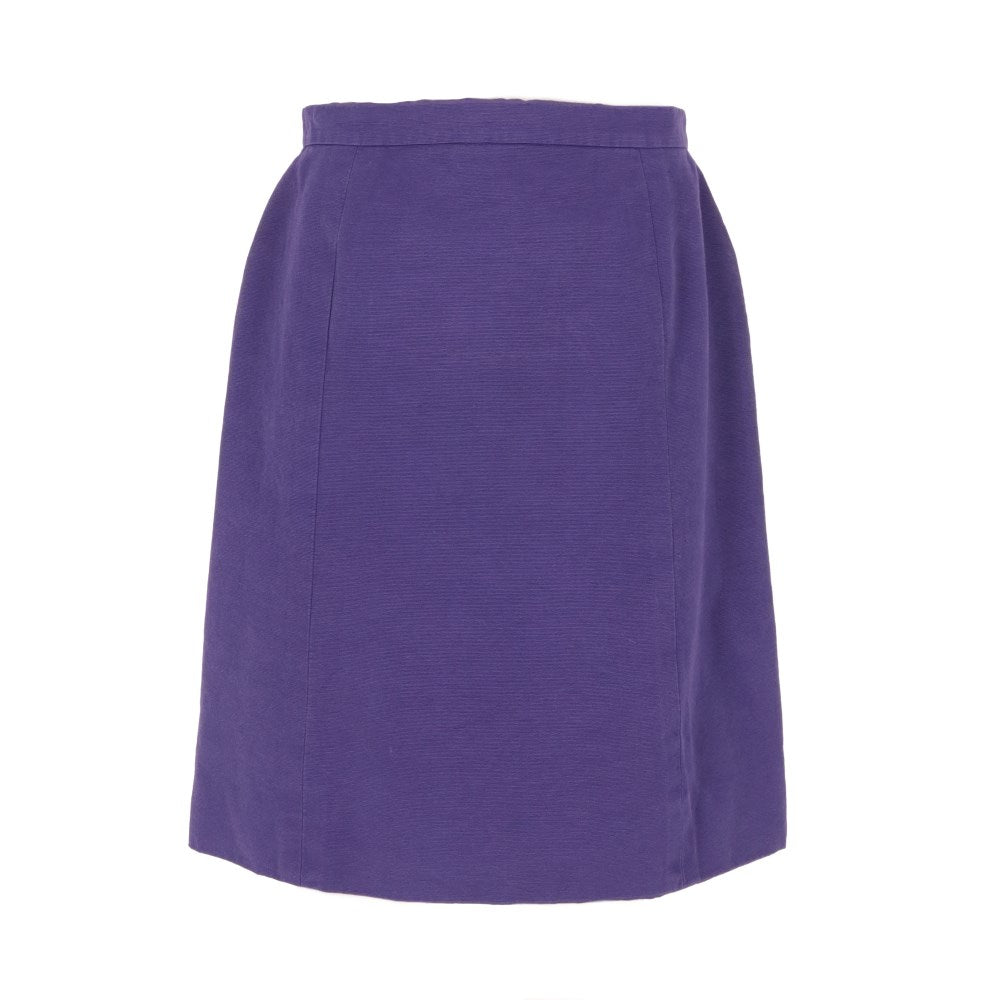 Chanel Purple Cotton Upcycled Skirt - '90s