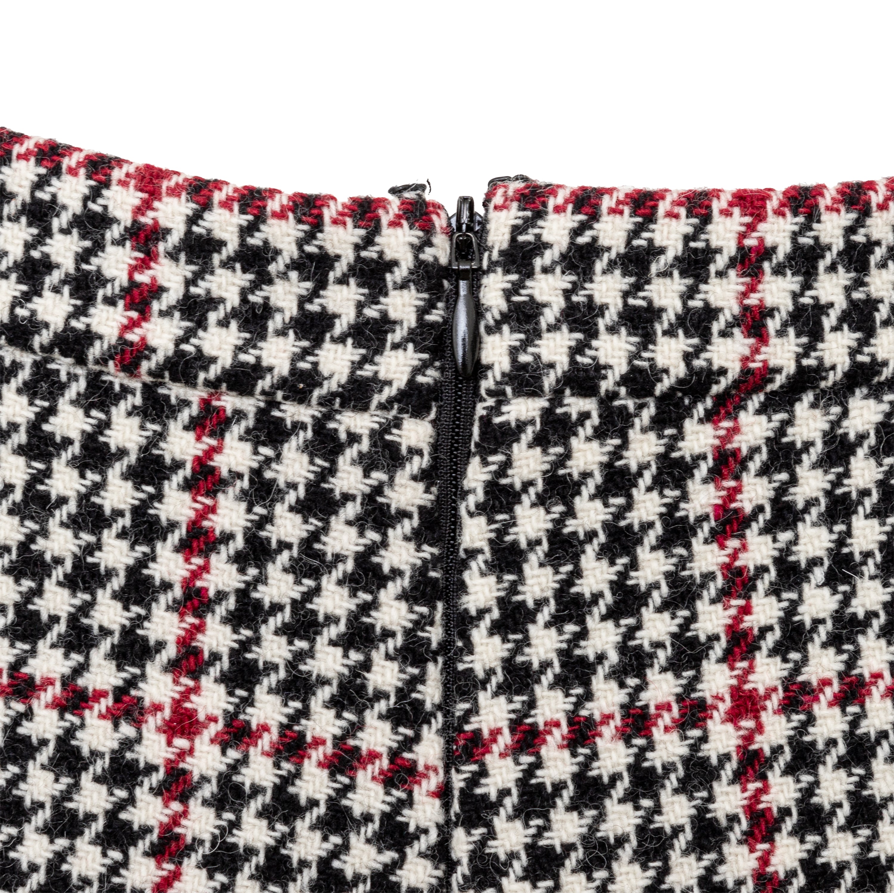 Red Valentino Houndstooth Pattern Shorts - '10s