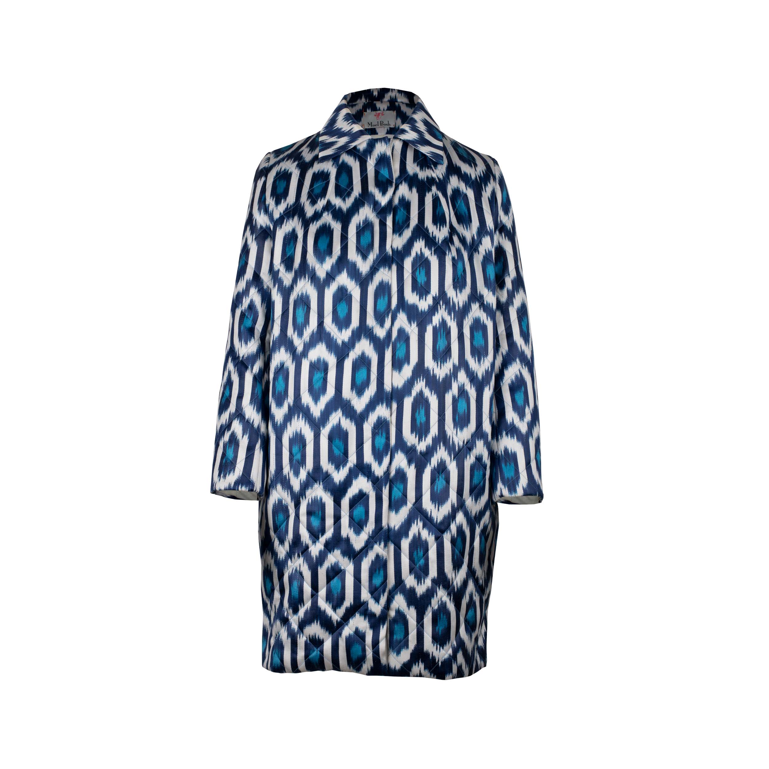 Ikat Quilted Coat - '20s