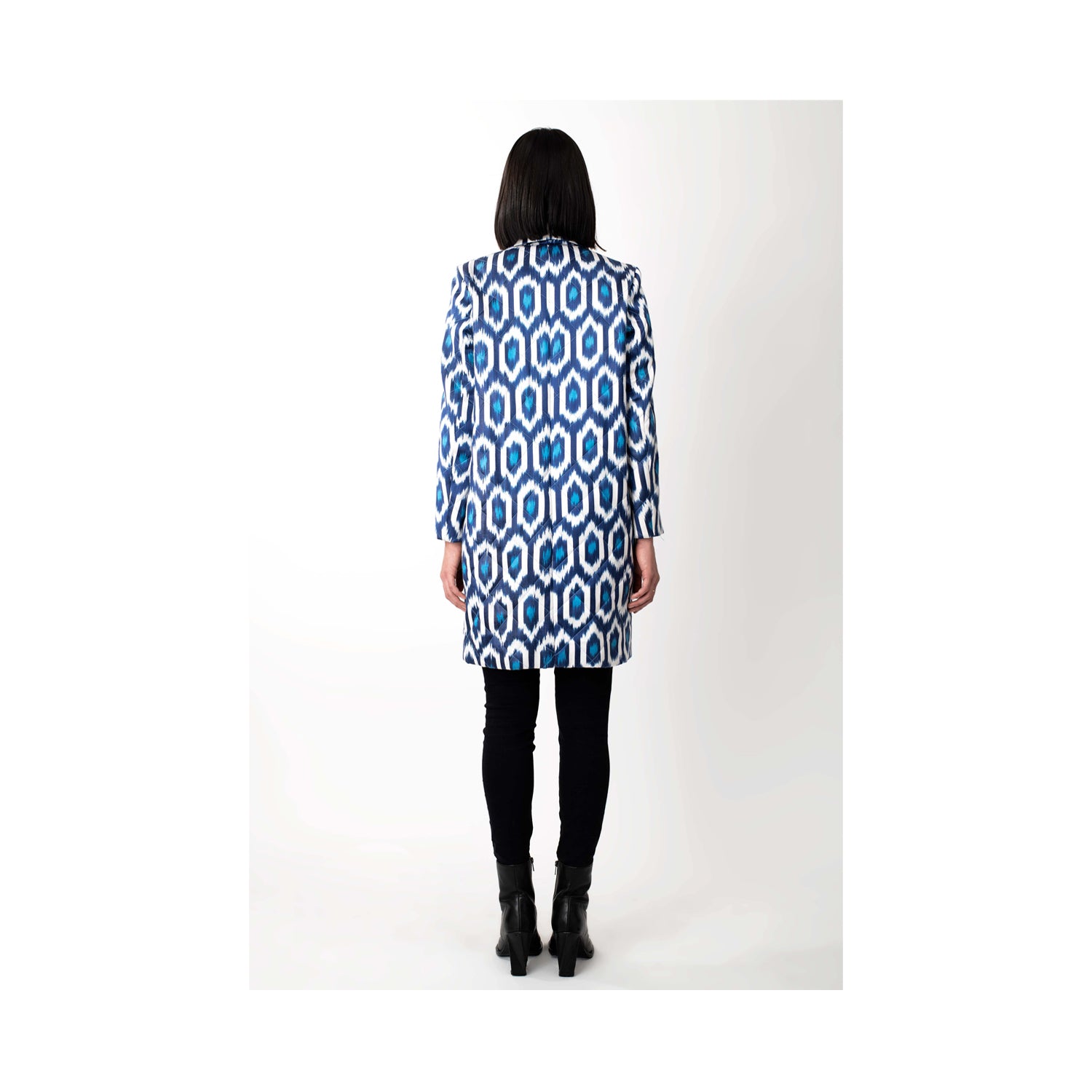 Ikat Quilted Coat - '20s