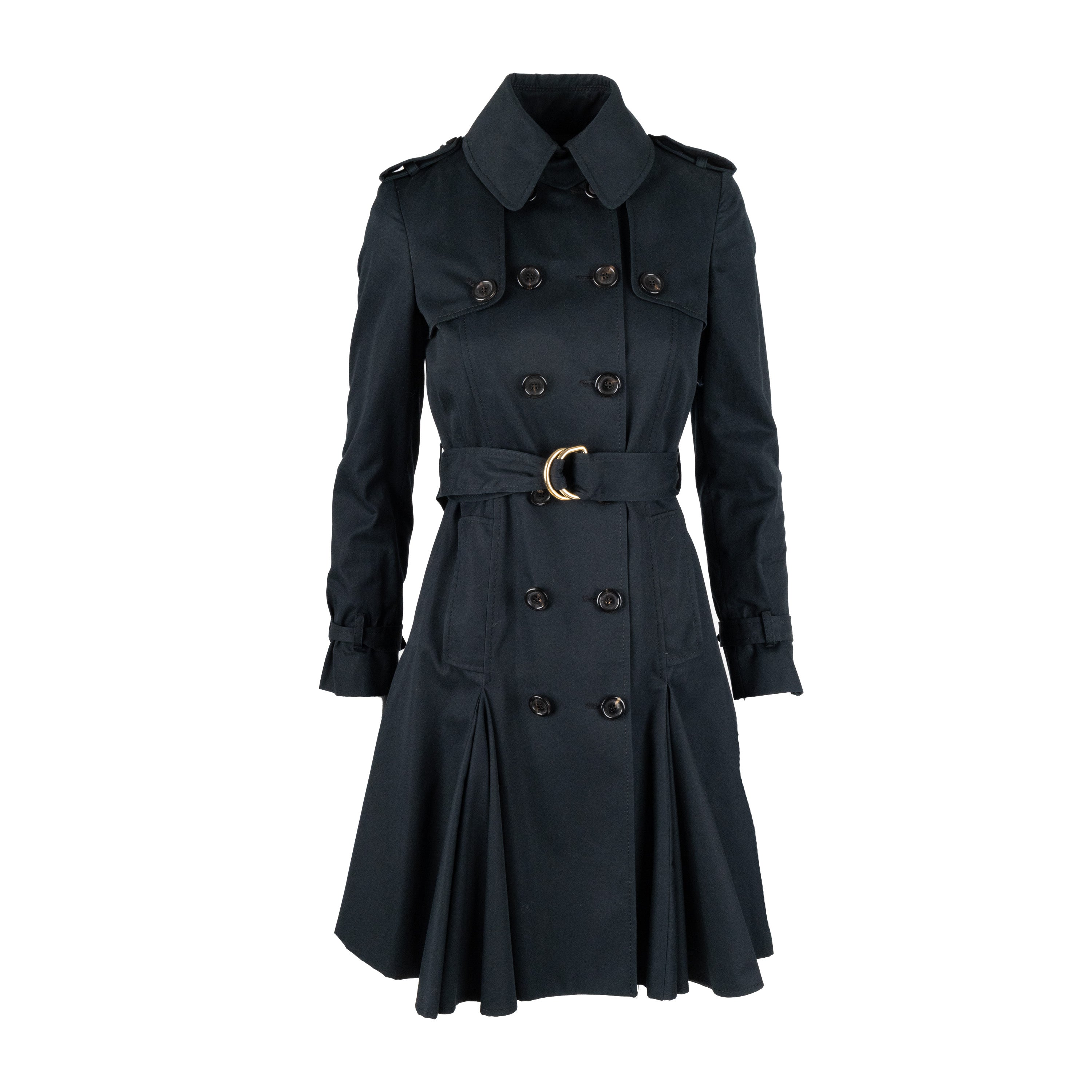 Moschino Cheap and Chic Trench Coat with Pleats - '10s