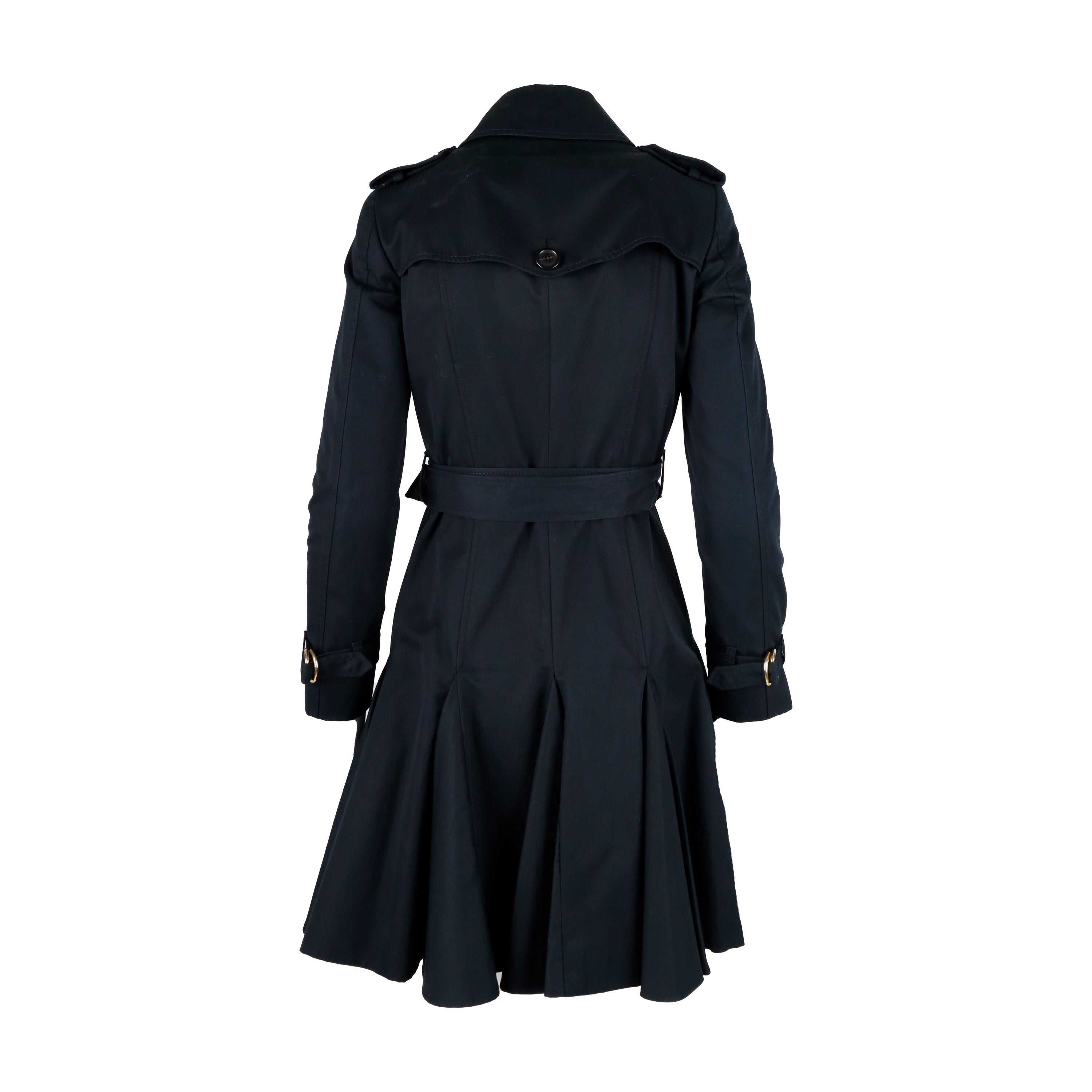 Moschino Cheap and Chic Trench Coat with Pleats - '10s