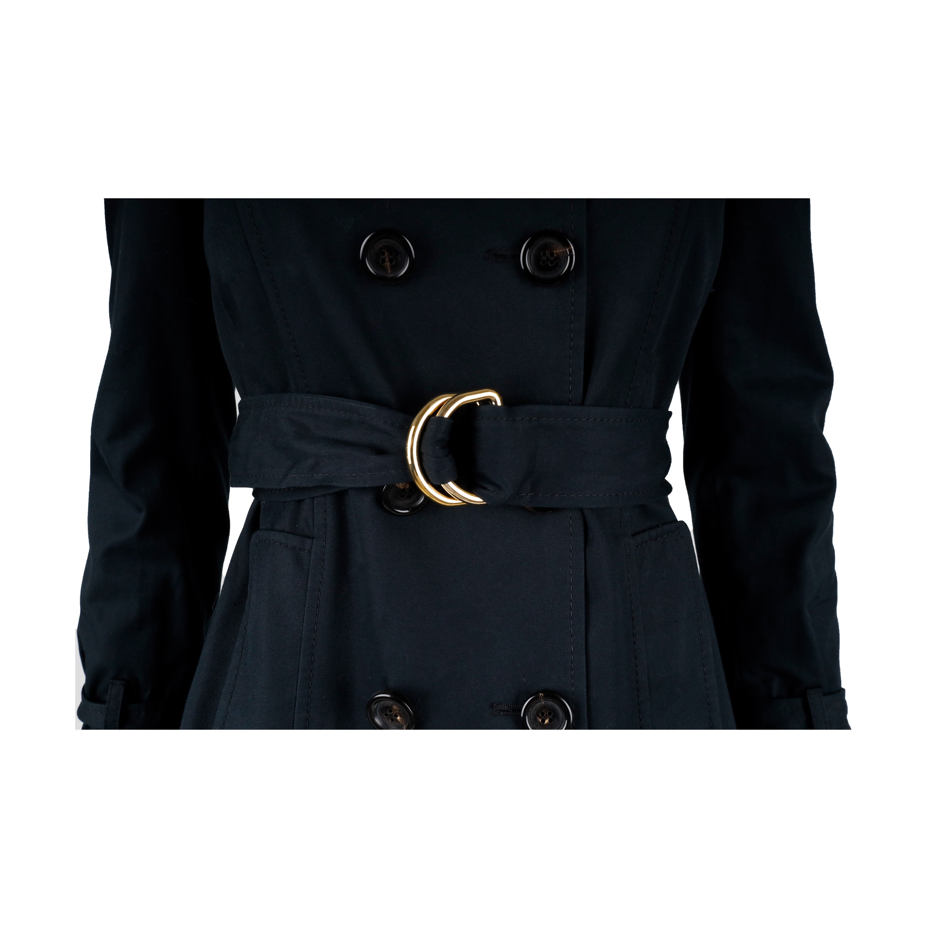 Moschino Cheap and Chic Trench Coat with Pleats - '10s