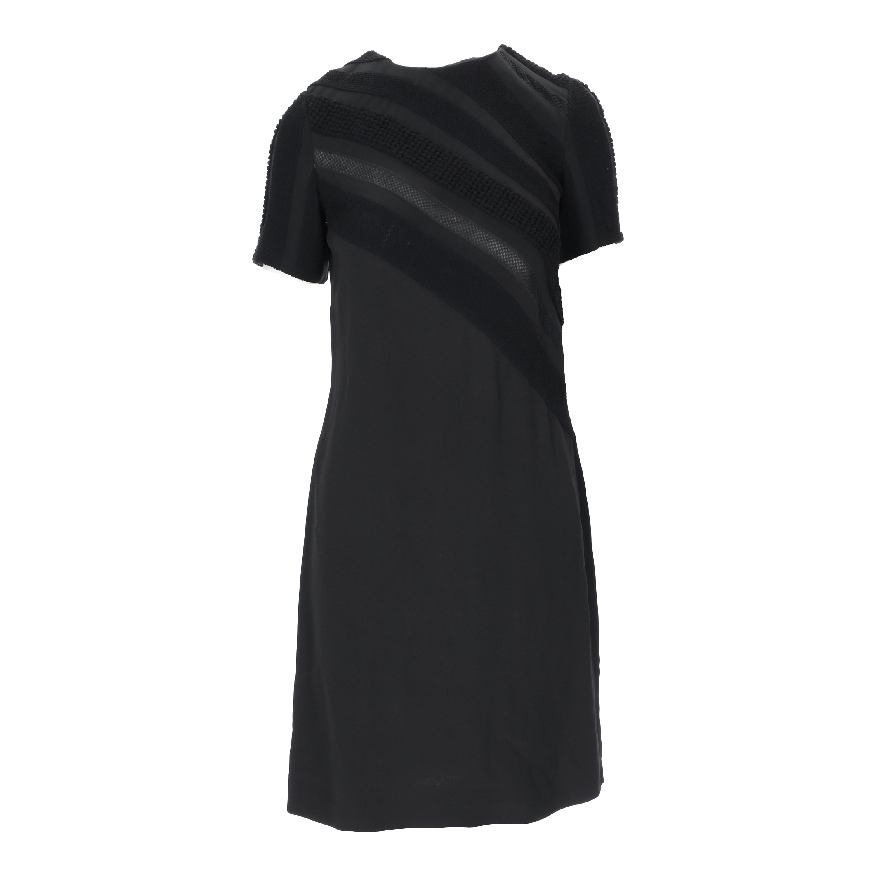 Louis Vuitton Black Dress with Textured Details - '10s