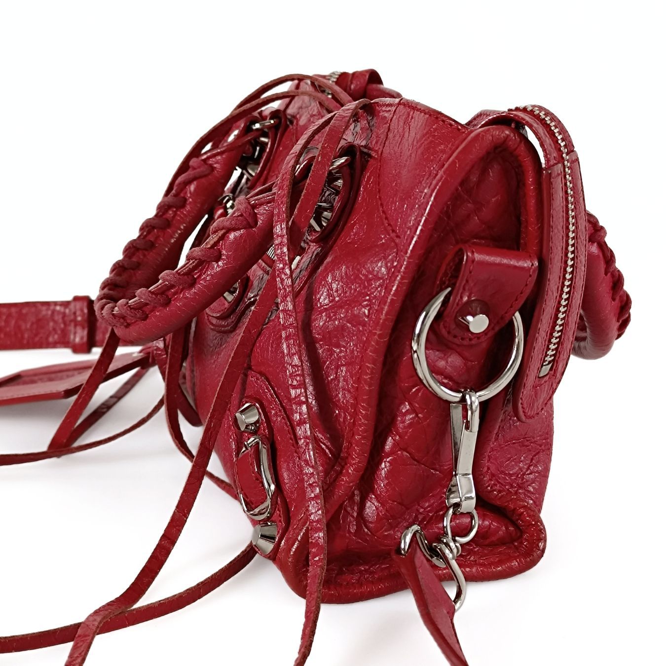 Balenciaga Balenciaga City Mini bag in red leather - '10s