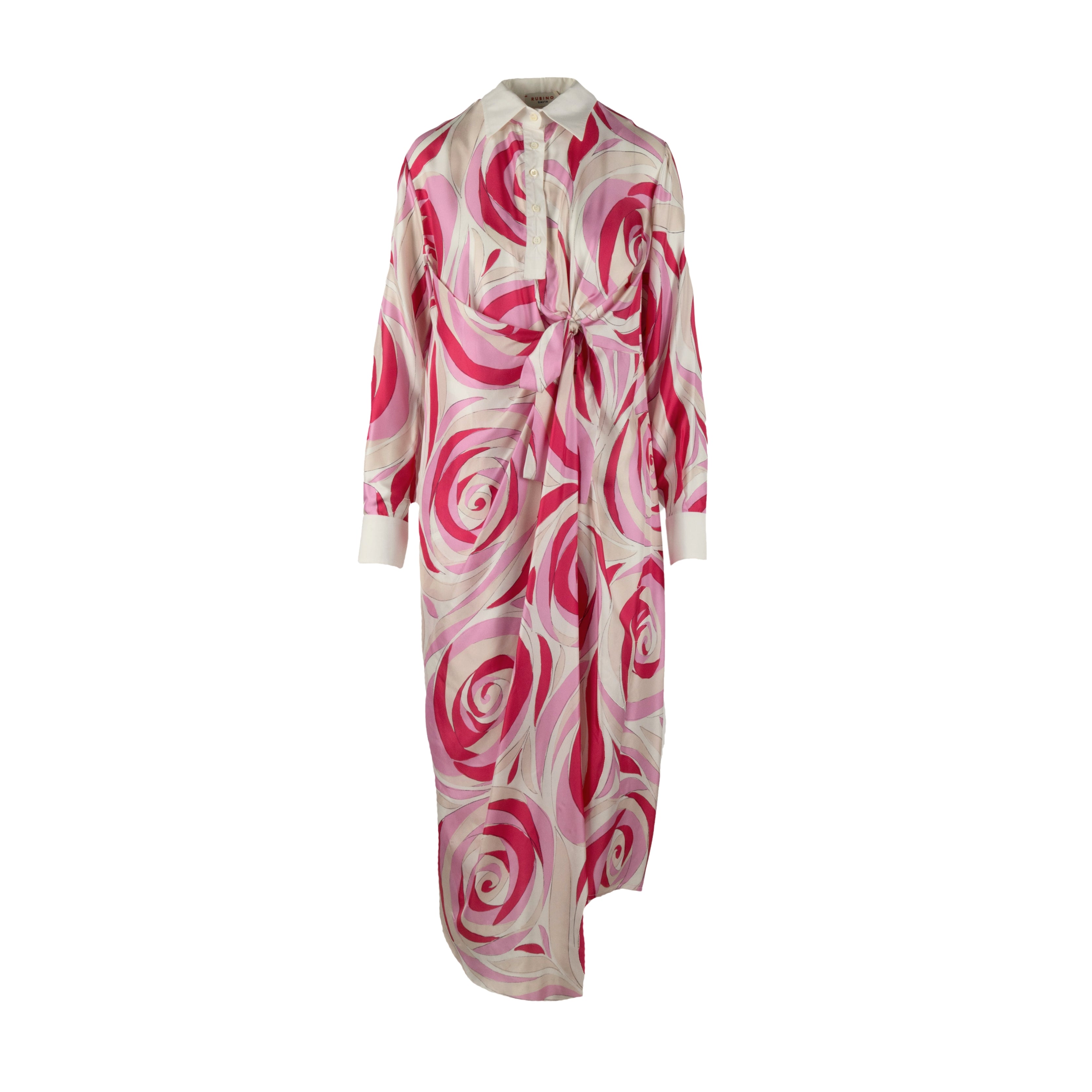 Rubino Gaeta Peony Print Dress - '20s