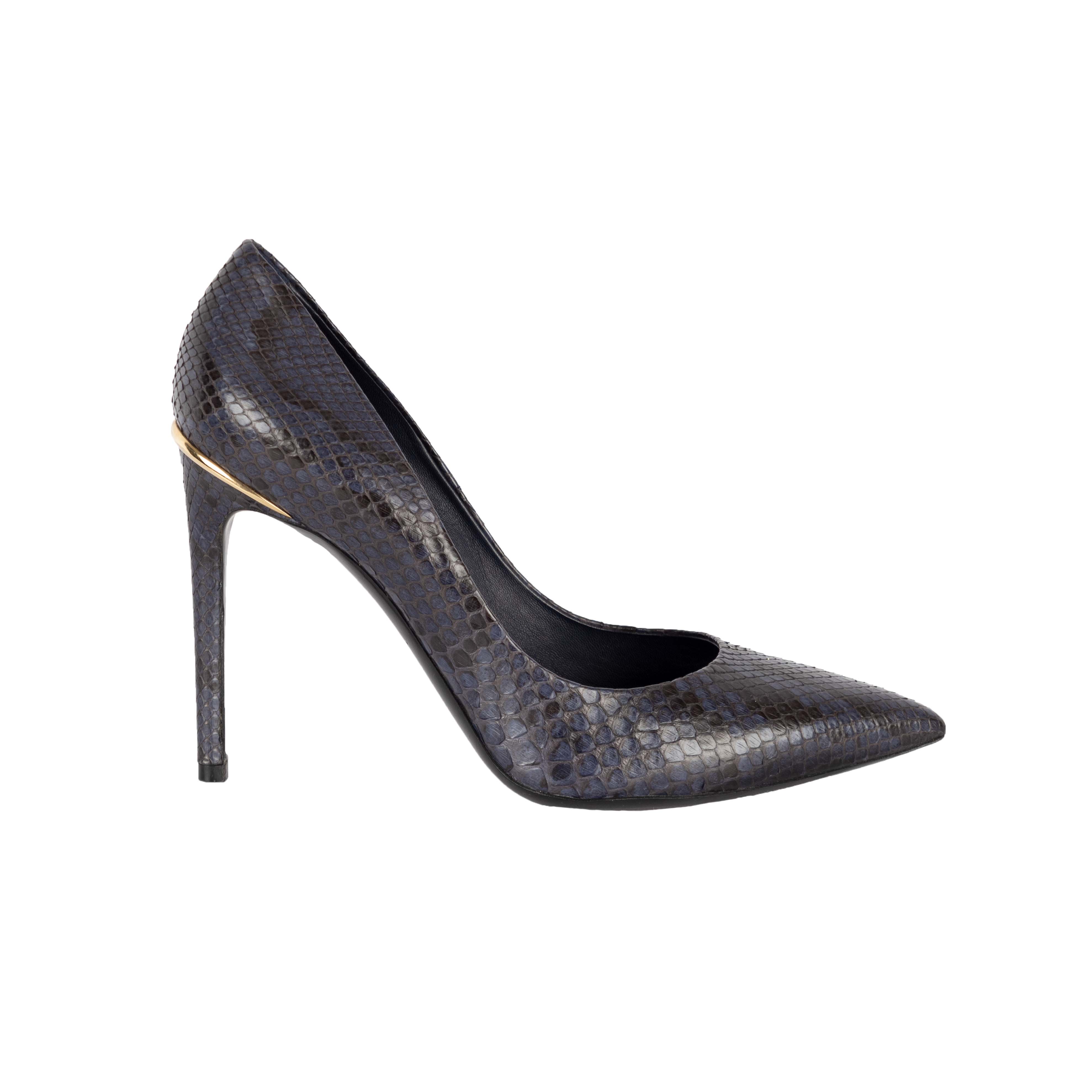 Louis Vuitton Snakeskin Eyeline Pumps - '10s