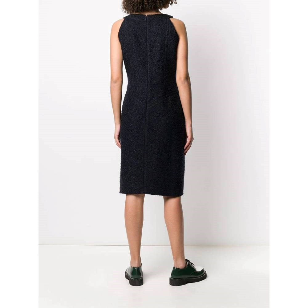 Chanel Blue Wool Dress - 2000s