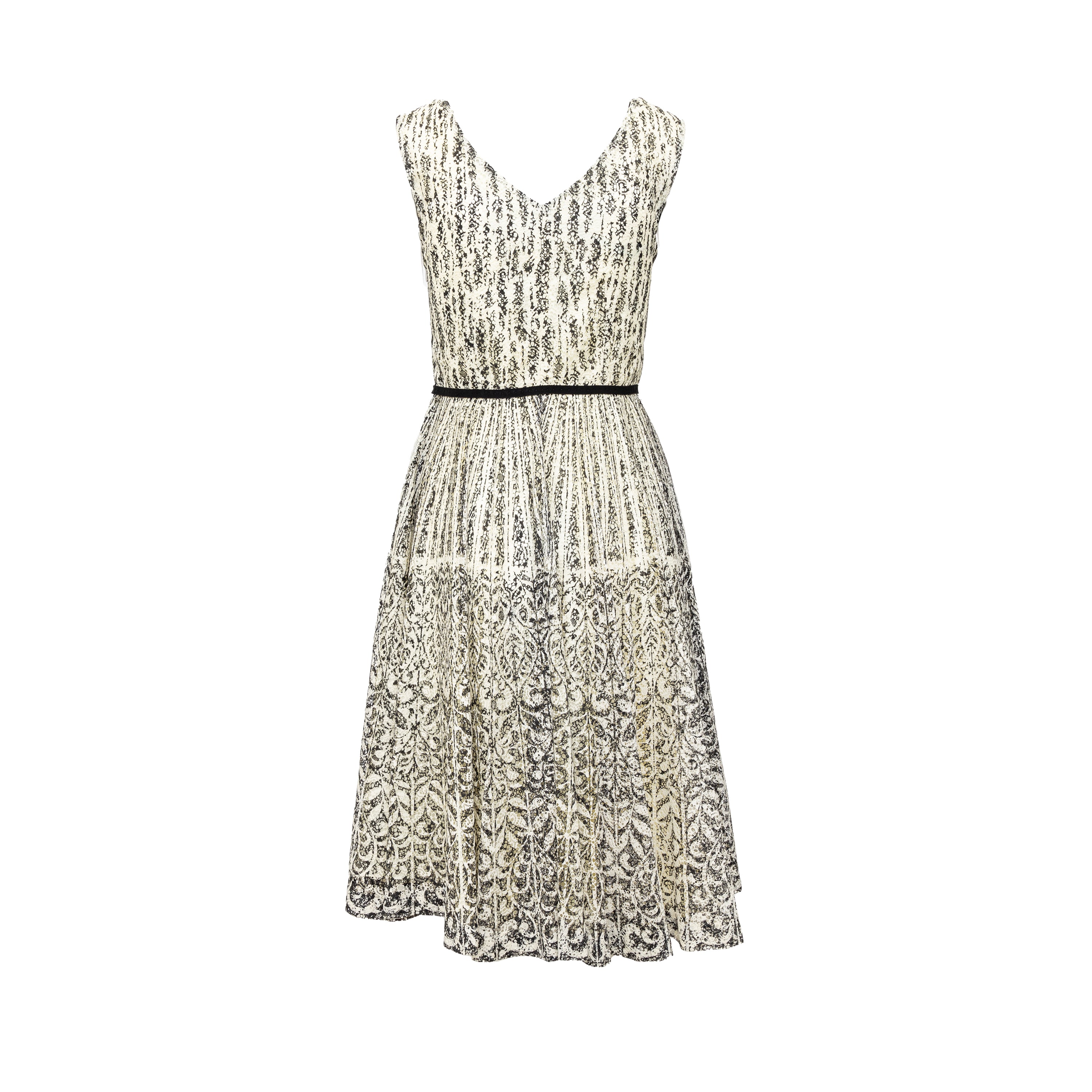 Moschino V-neck Lace Dress - '00s