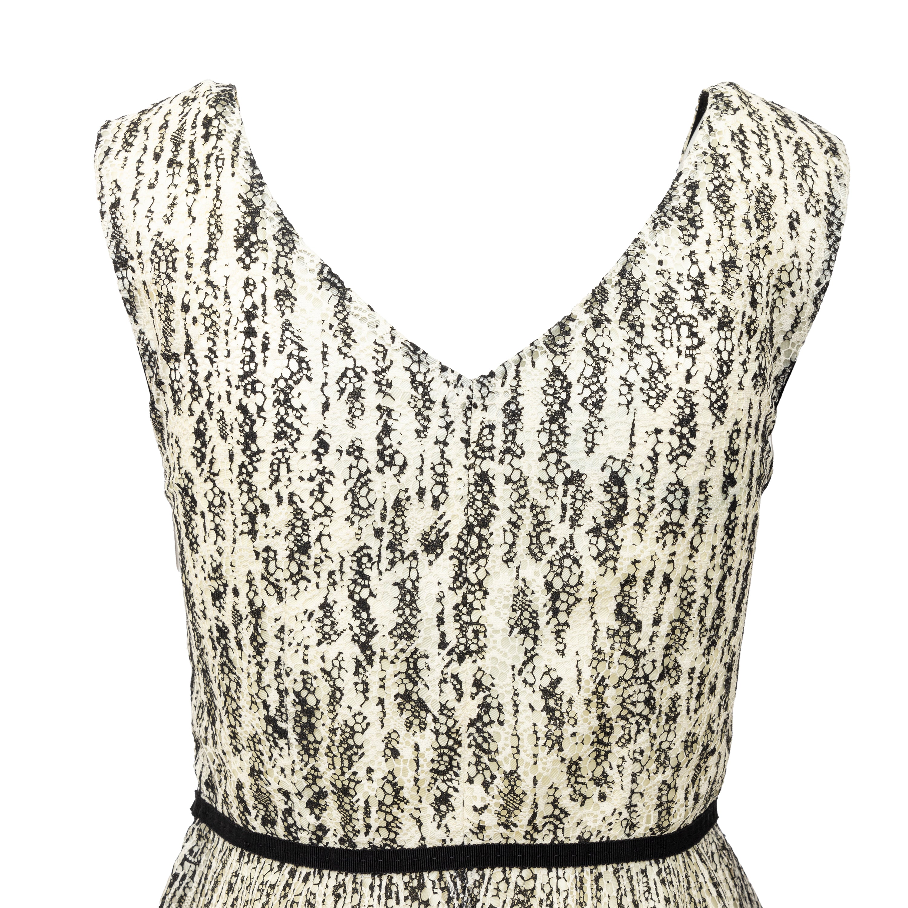 Moschino V-neck Lace Dress - '00s