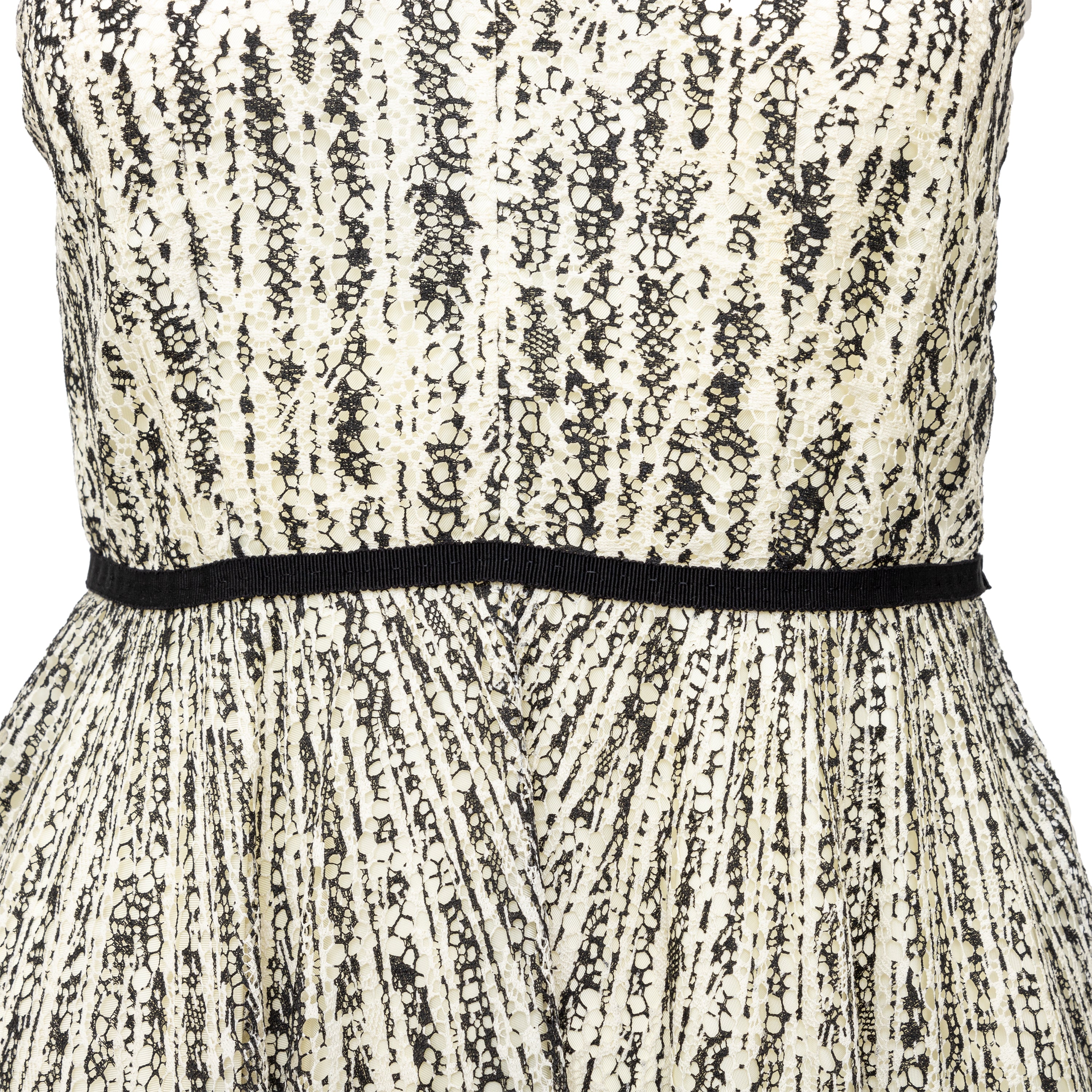 Moschino V-neck Lace Dress - '00s