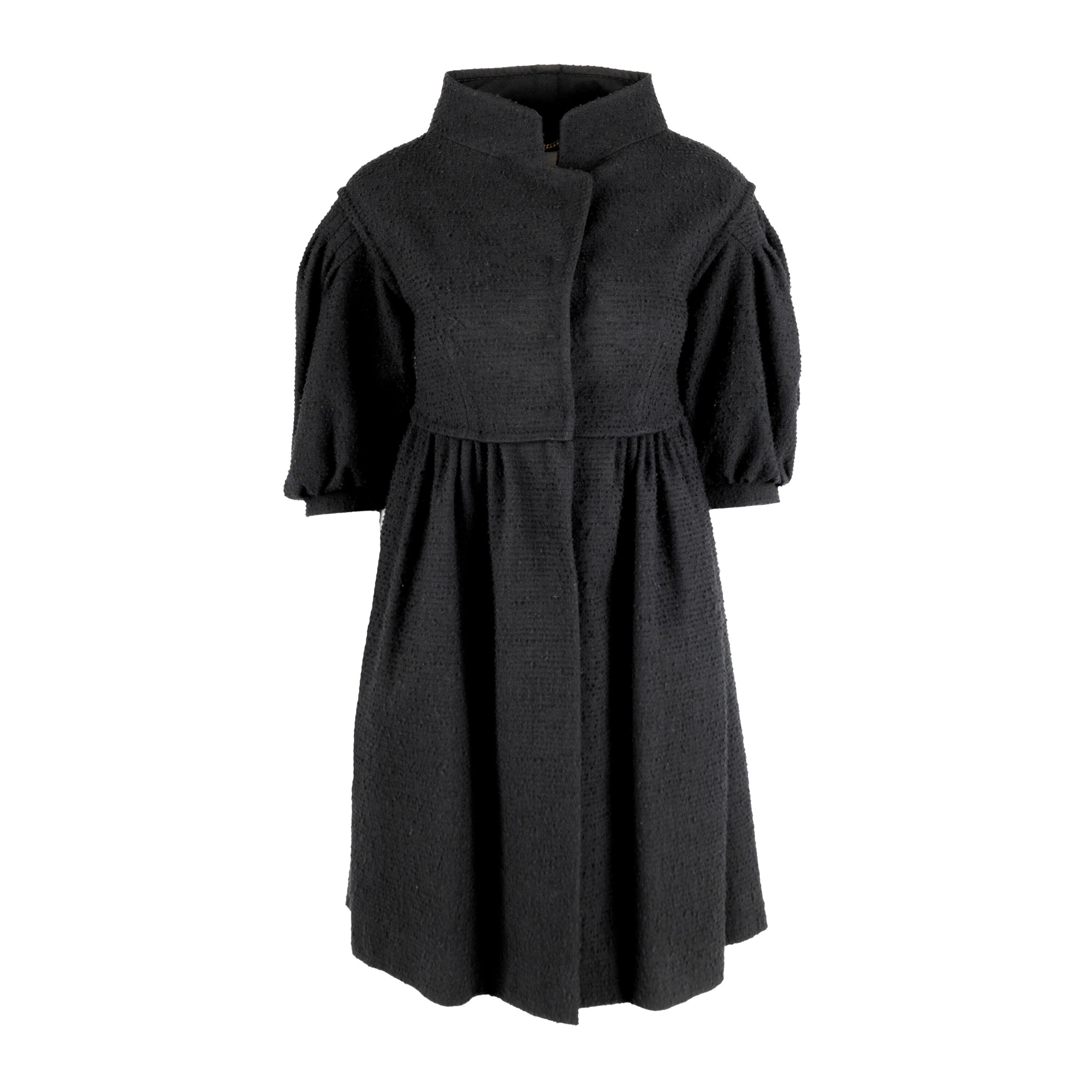 Moschino Balloon Sleeve Dress Coat - '10s