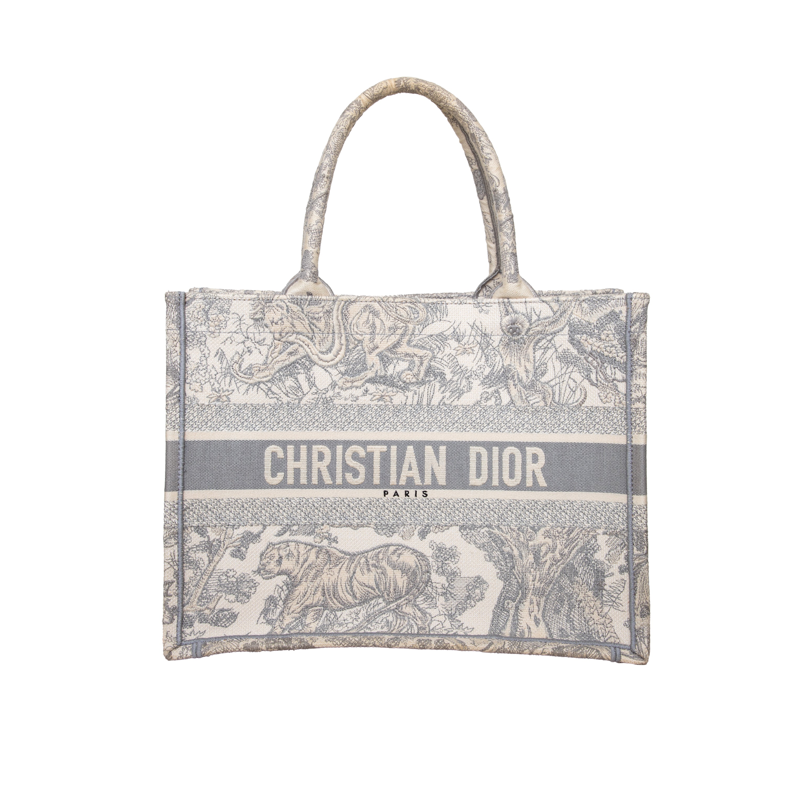 Dior Toile de Jouy Canvas Medium Book Tote  - '20s