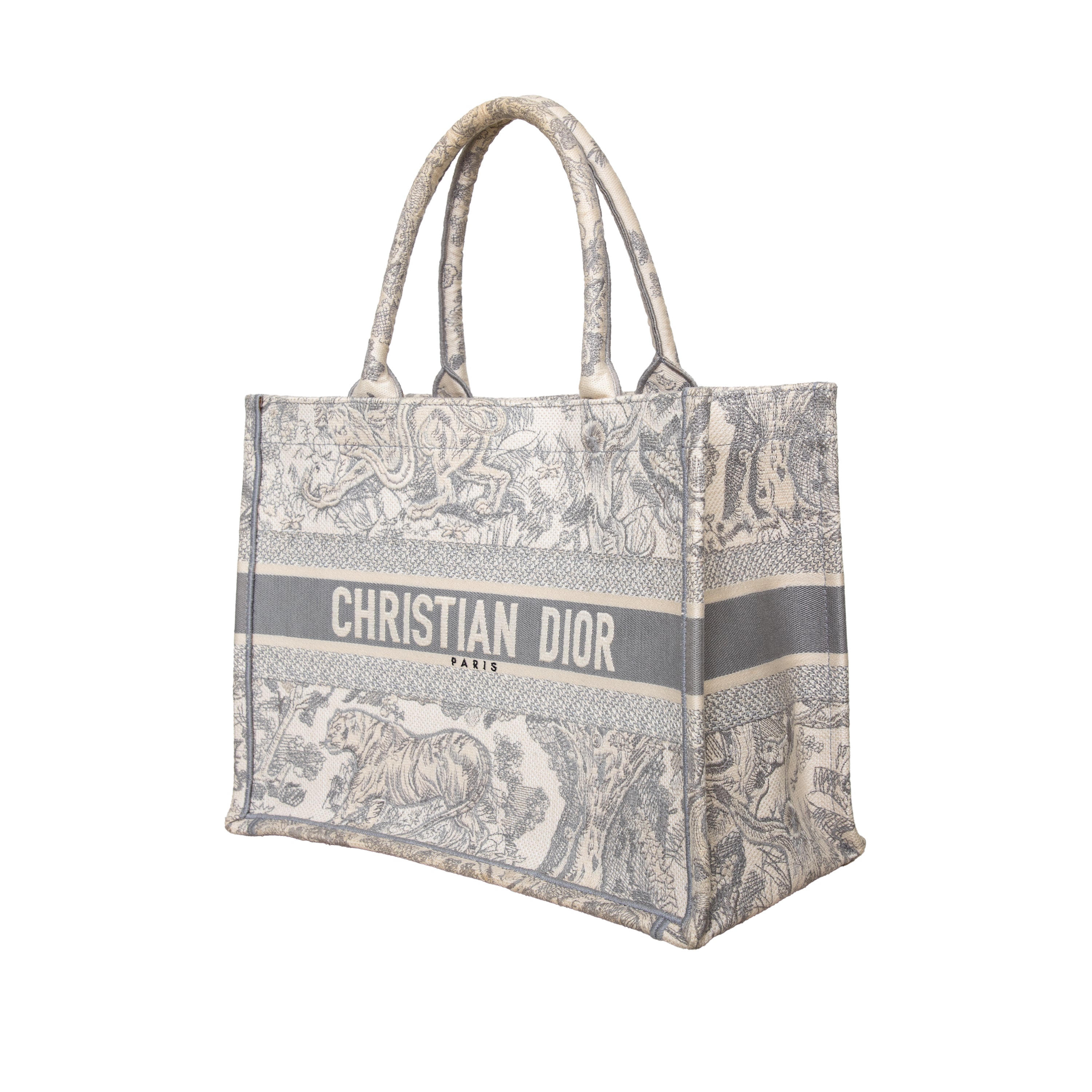 Dior Toile de Jouy Canvas Medium Book Tote  - '20s