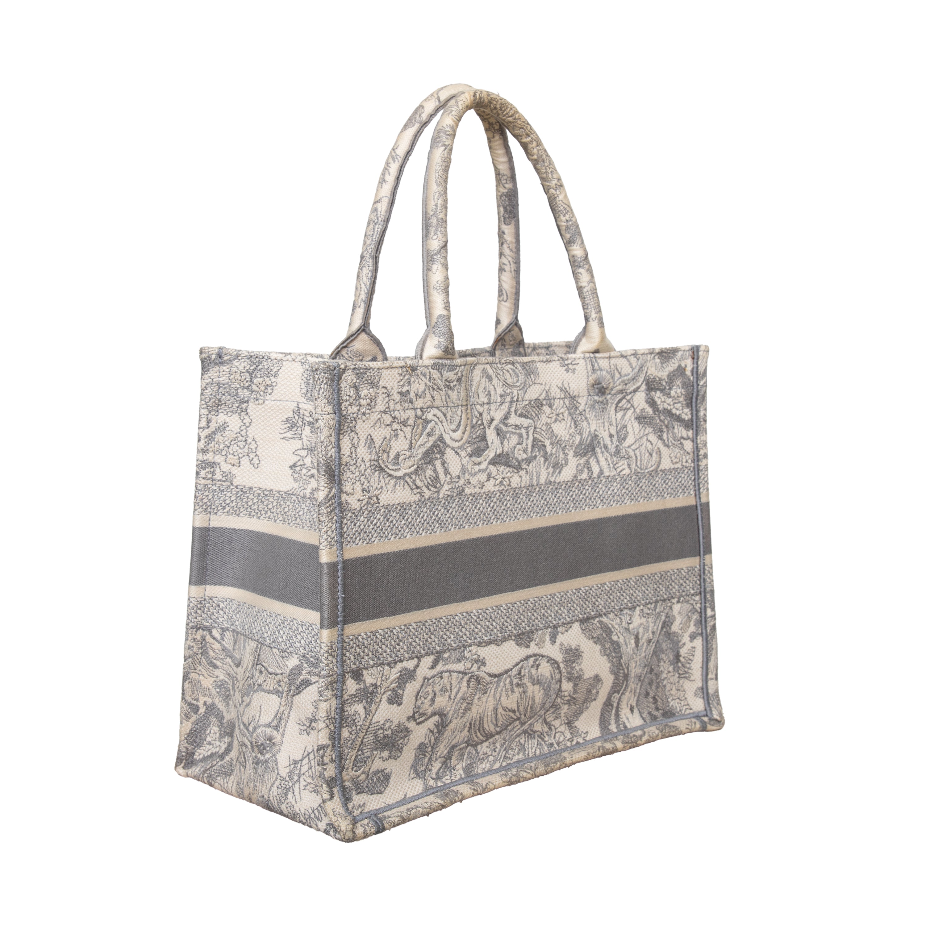 Dior Toile de Jouy Canvas Medium Book Tote  - '20s