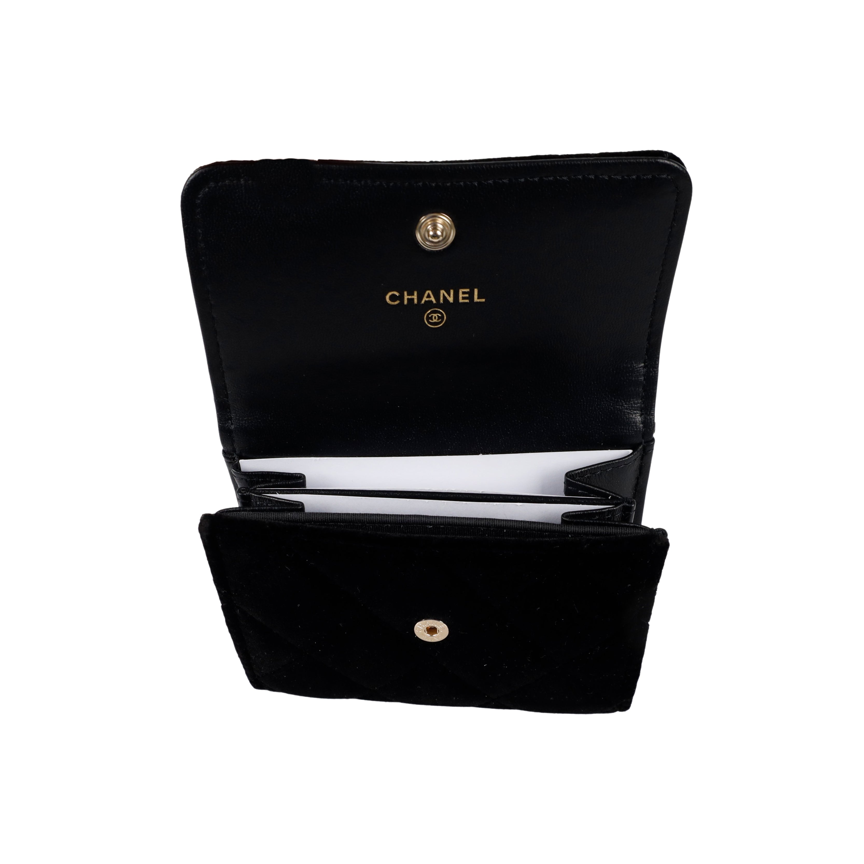 Chanel Quilted Velvet Wallet  - '20s