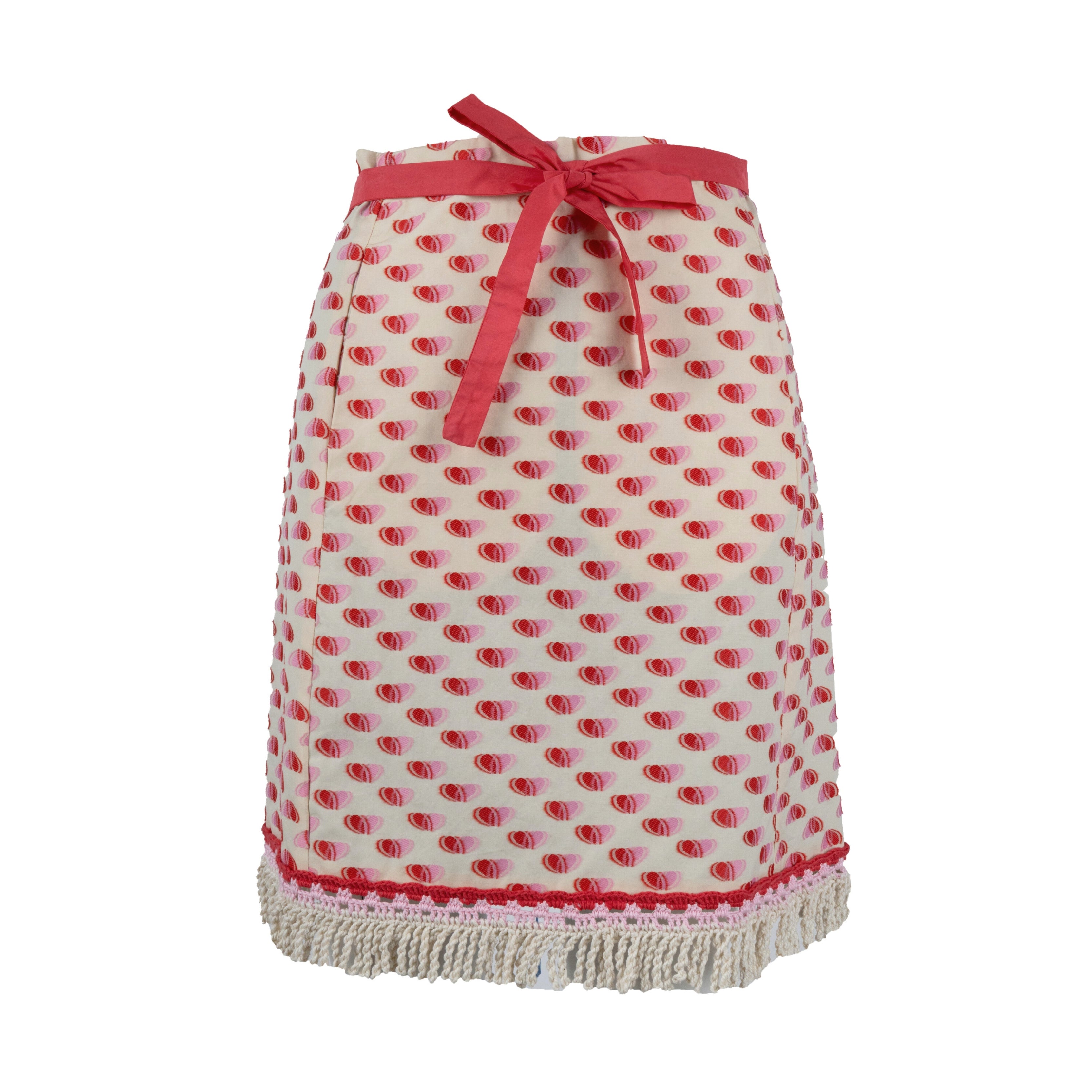 Rubino Gaeta Fil Coupè Jacquard Mini Skirt - '20s