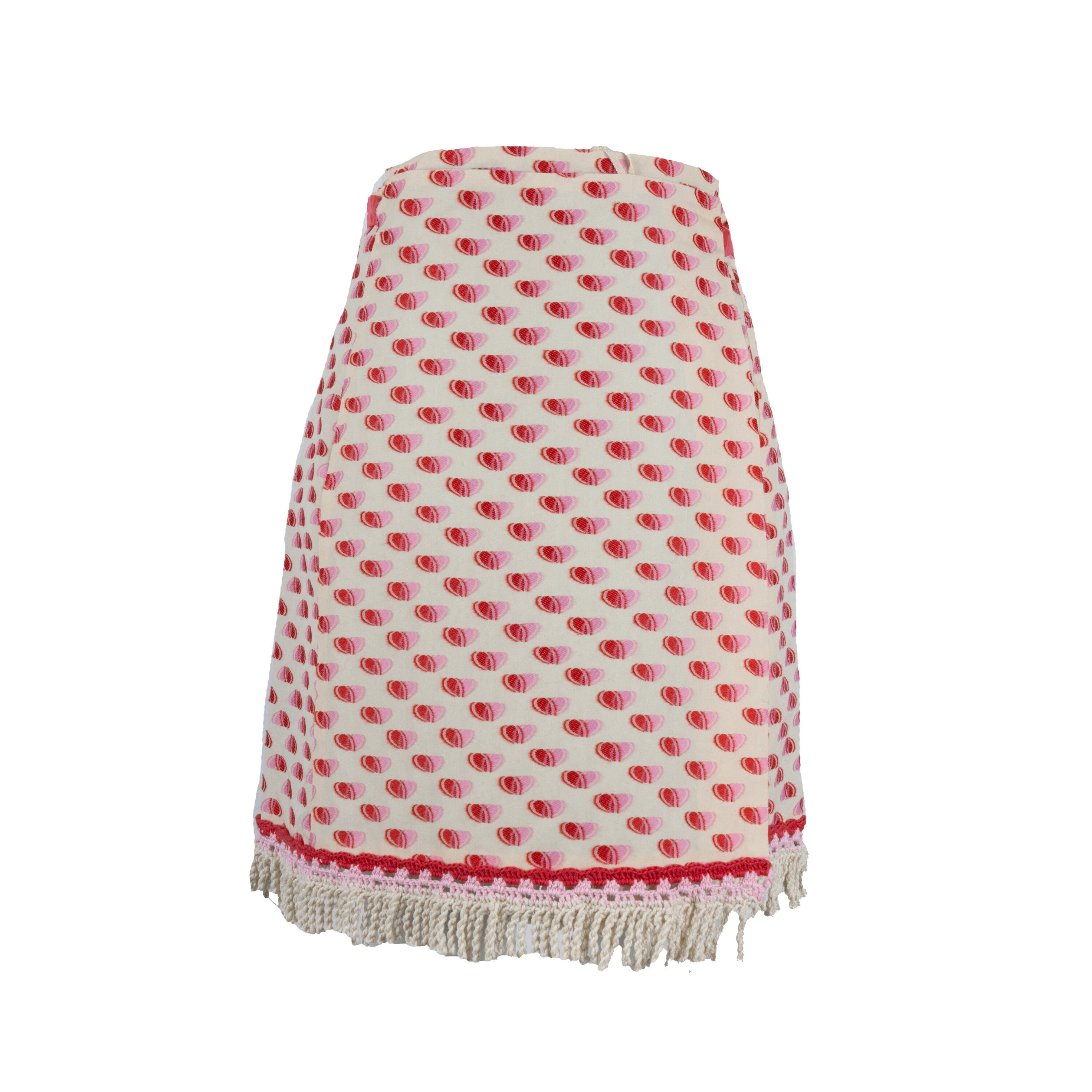 Rubino Gaeta Fil Coupè Jacquard Mini Skirt - '20s