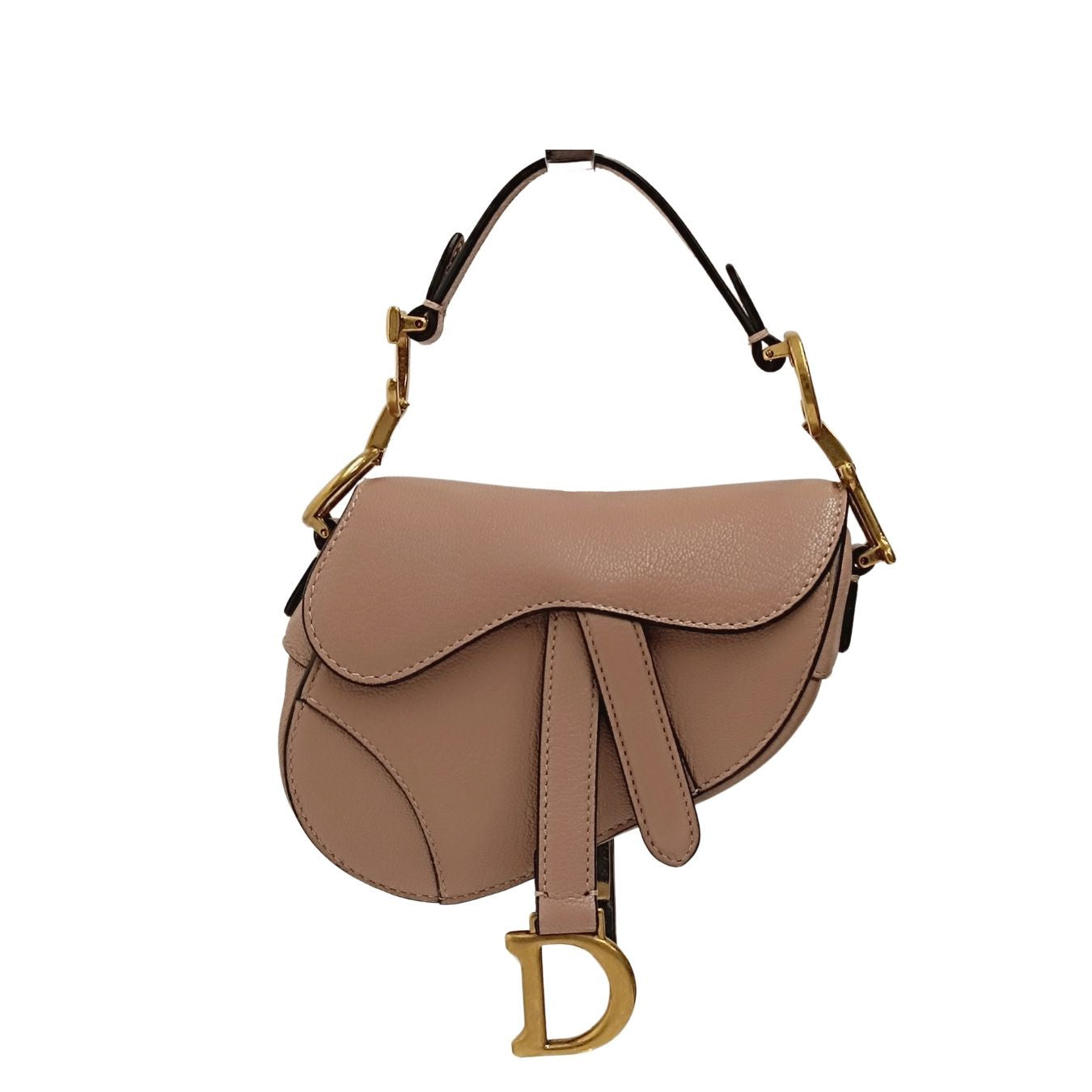 Dior Dior Mini Saddle in beige leather - '10s