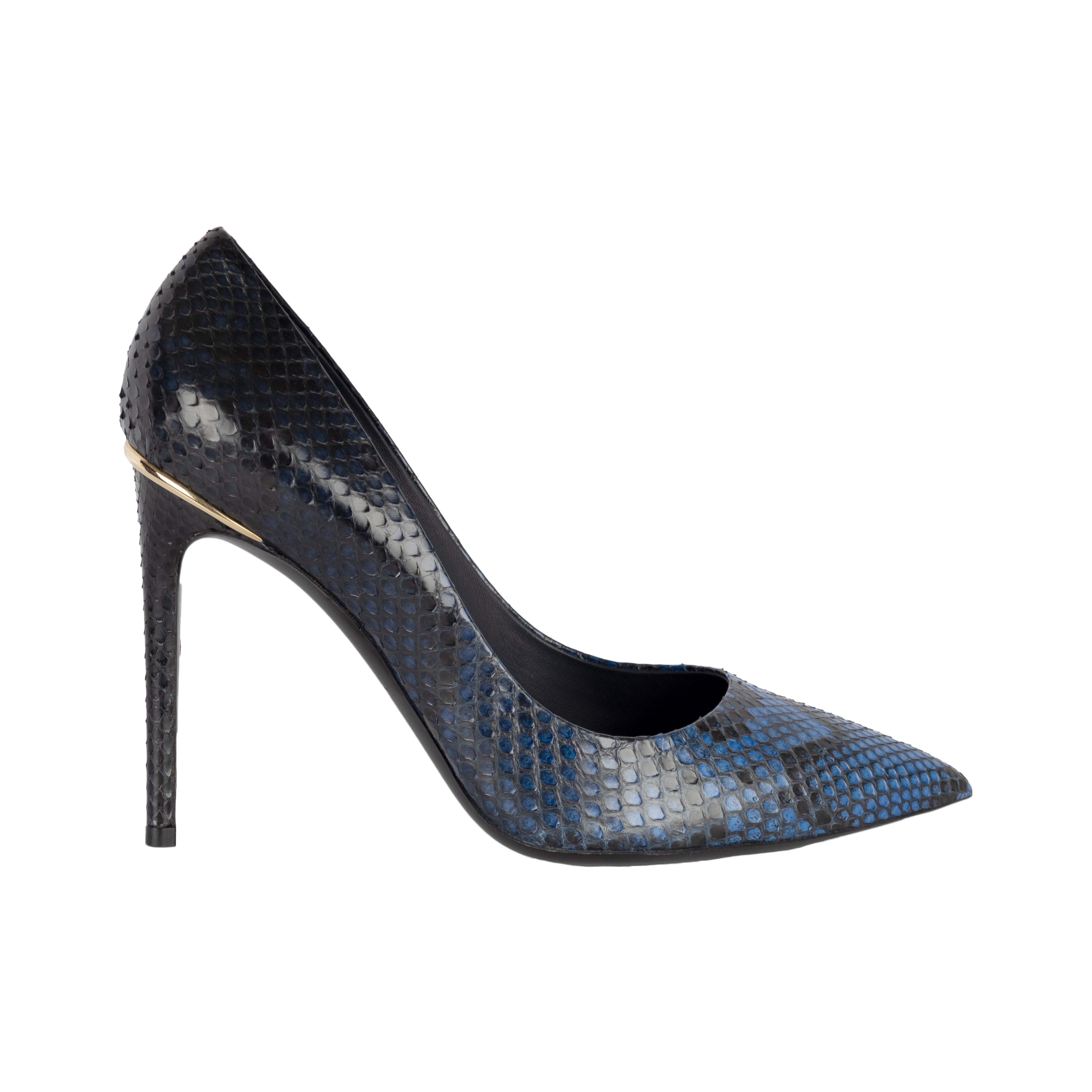 Louis Vuitton Snakeskin Eyeline Pumps - '10s