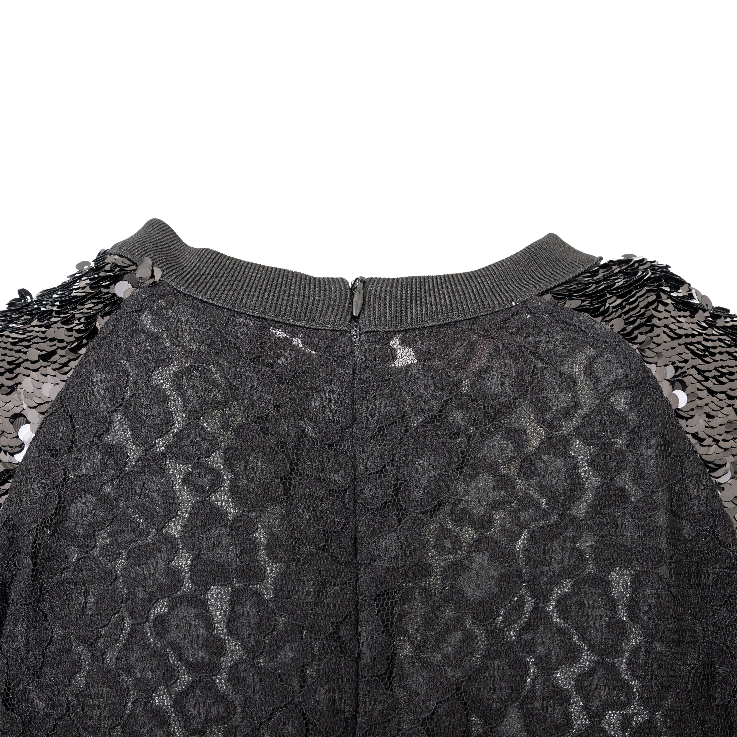 Giamba by Giambattista Valli Sequin and Lace Dress - '10s