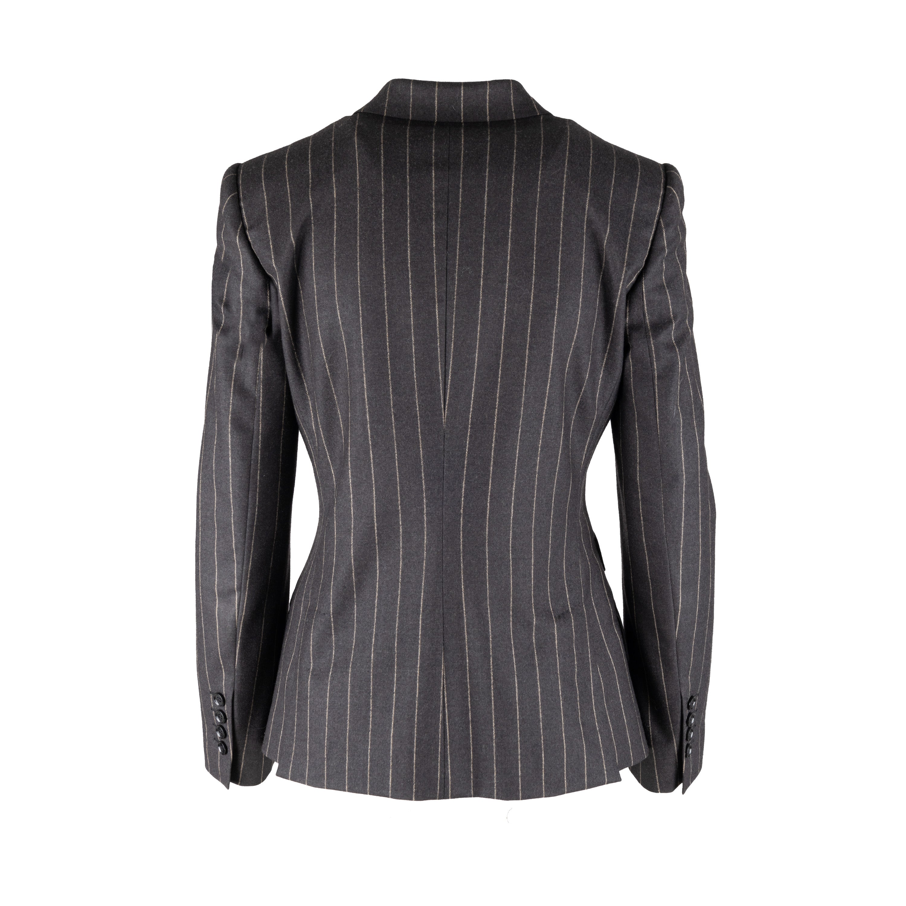 Dolce  Gabbana Turlington Pinstripe Suit - '10s