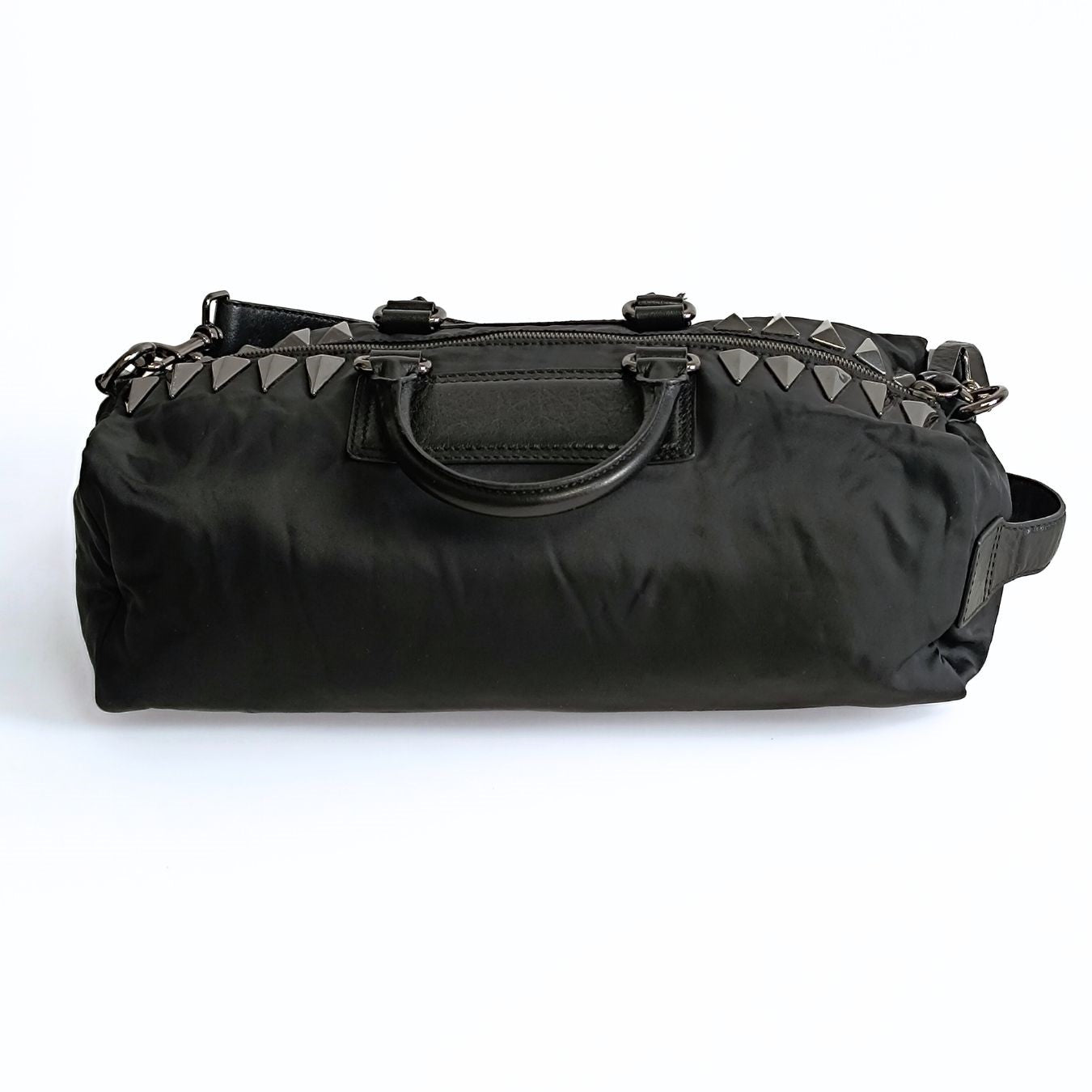 Givenchy Givenchy shoulder bag in black nylon and leather - '10s