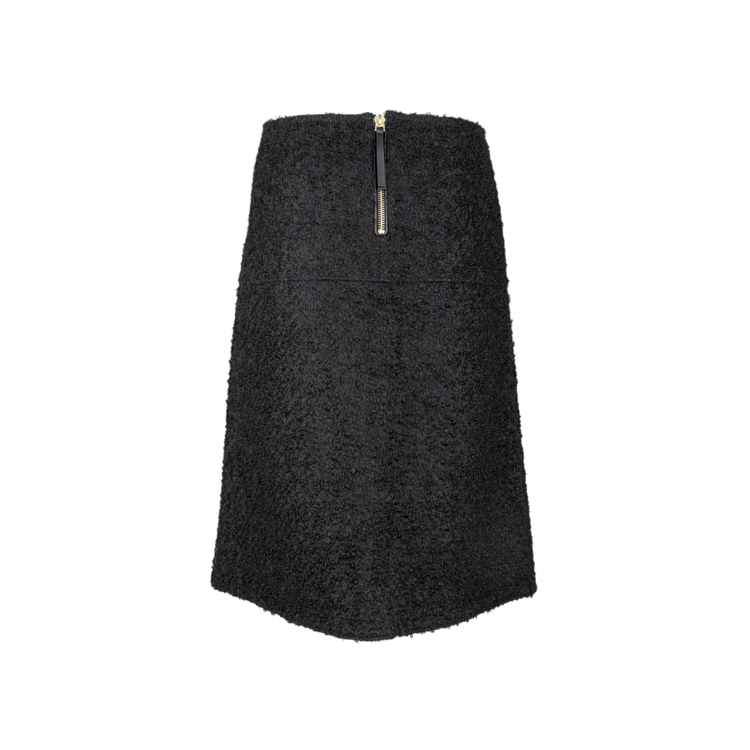 Marni Asymmetric Lambskin Skirt - '10s