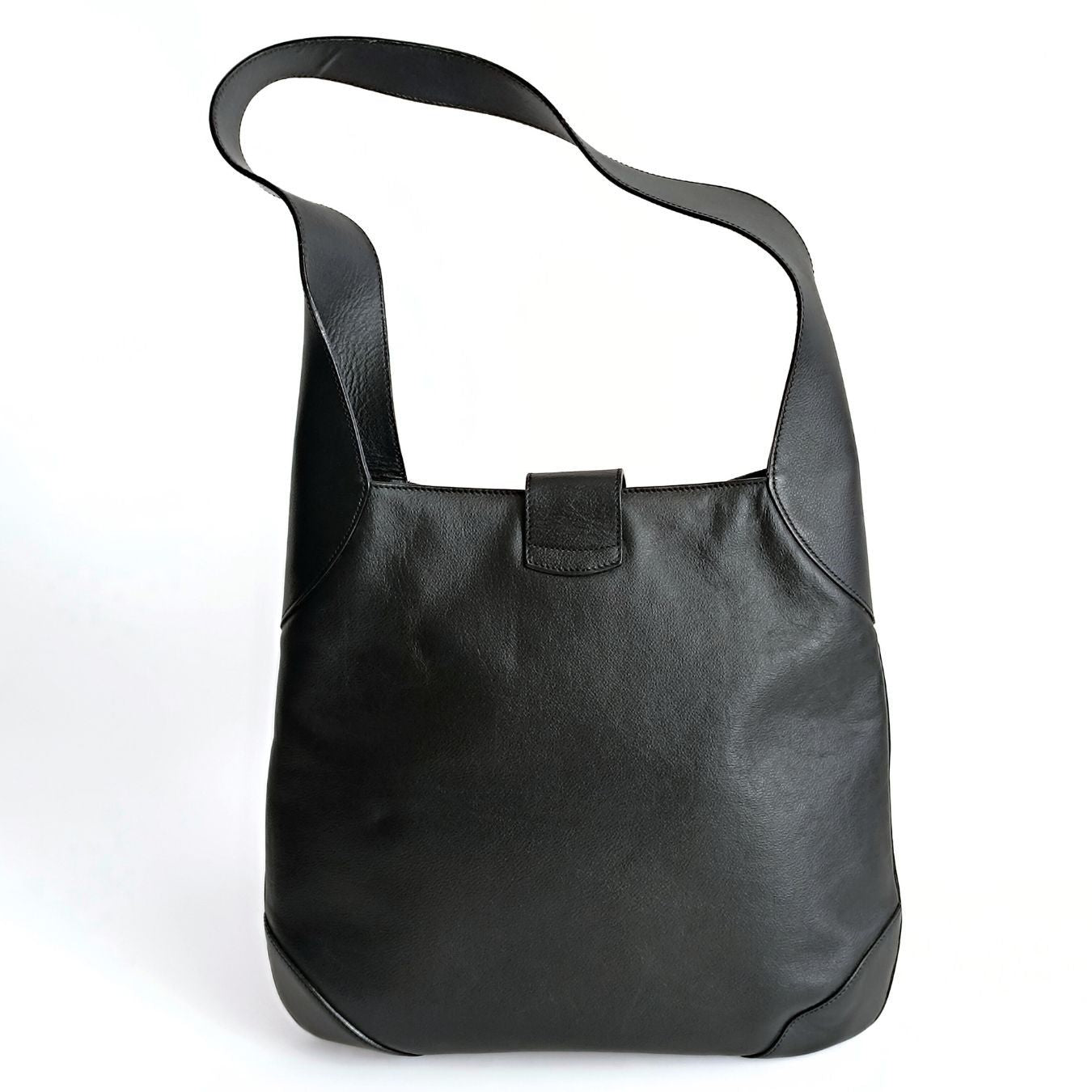 Céline Céline vintage black leather shoulder bag - '10s