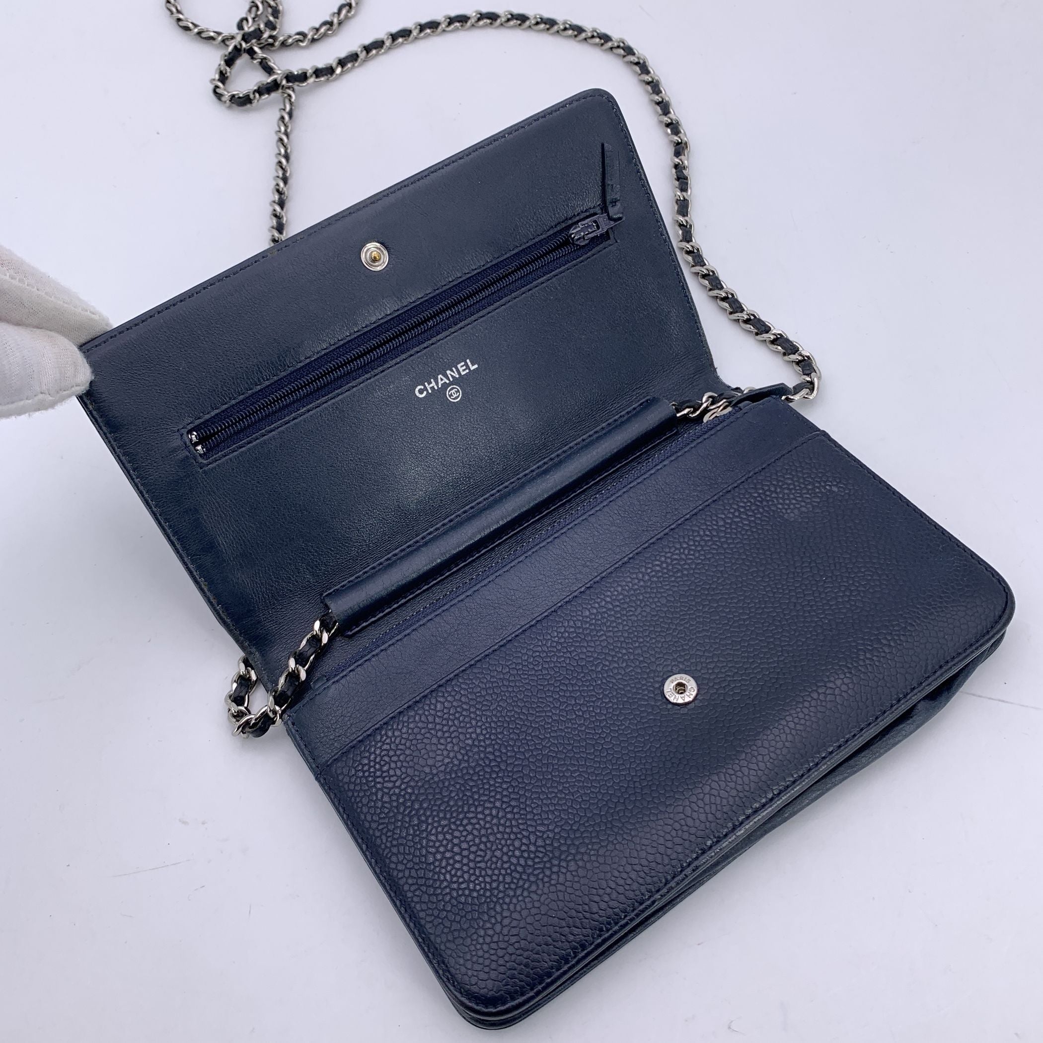 Chanel Clutch Bag Wallet On Chain Double C