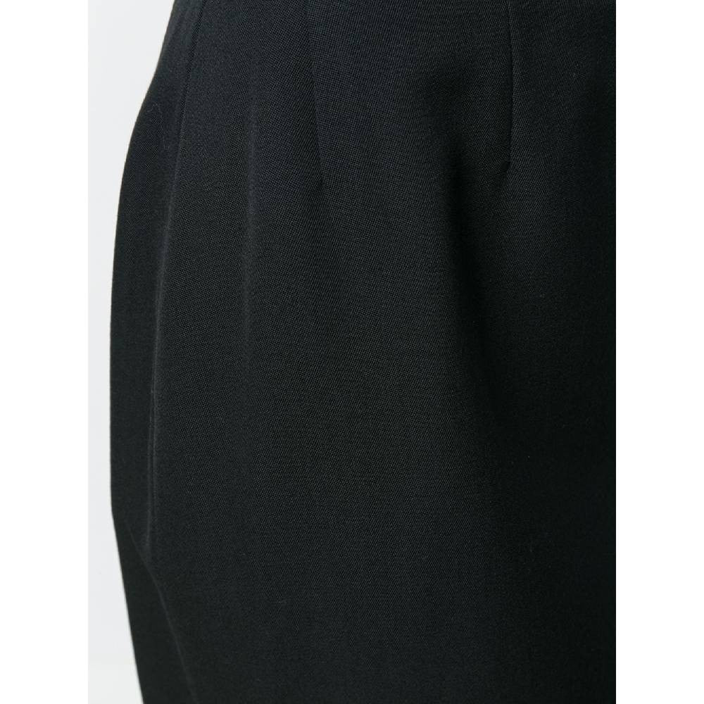 Jean-Louis Scherrer Black Wool Skirt - '90s