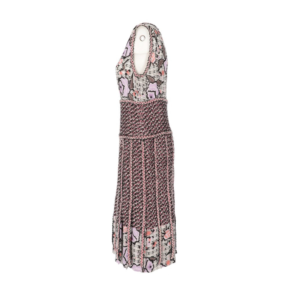 Chanel Multicolor Cotton Sleeveless Dress - 2000s