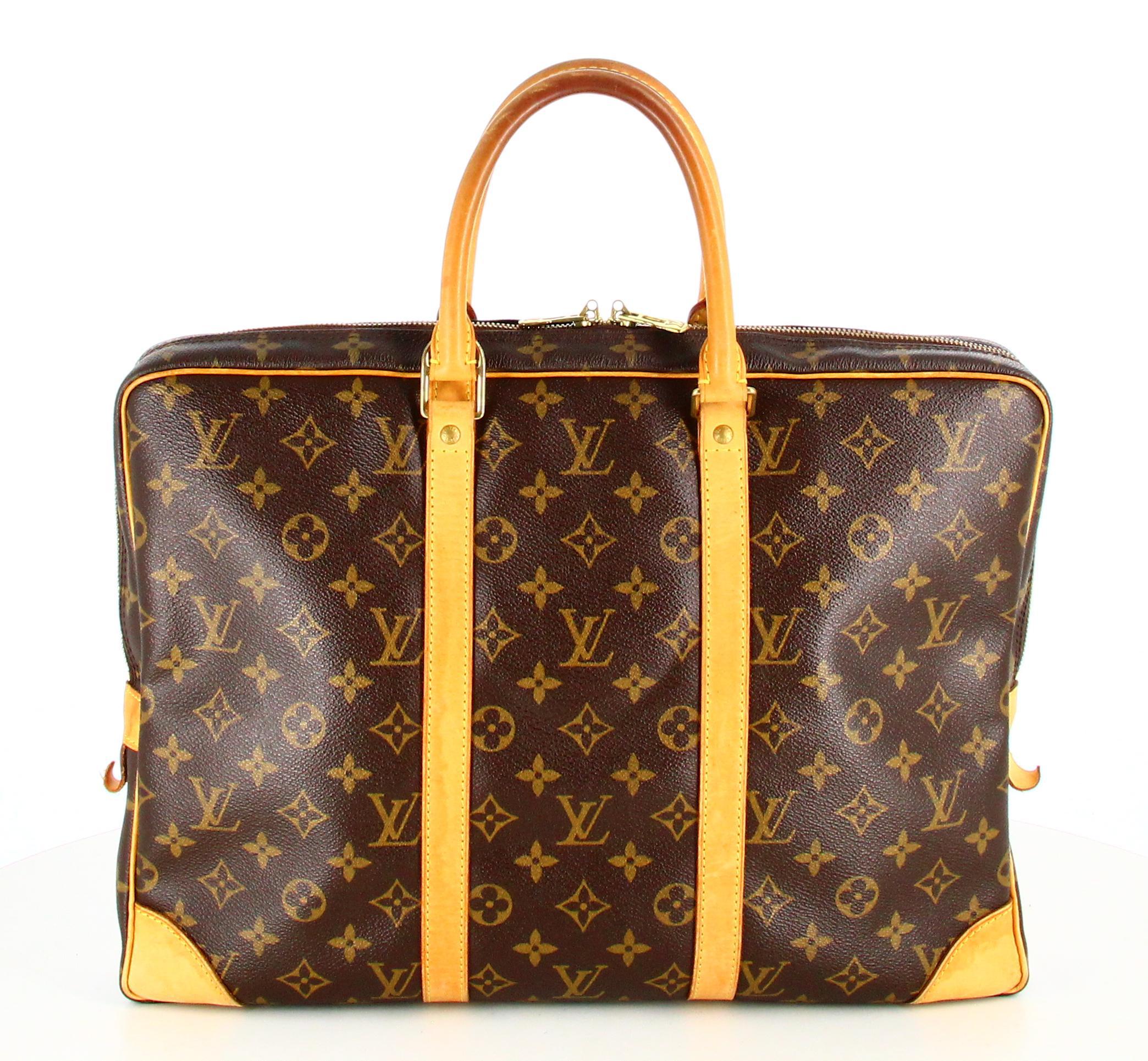 Louis Vuitton Canvas Monogram Travel Document Case - '00s