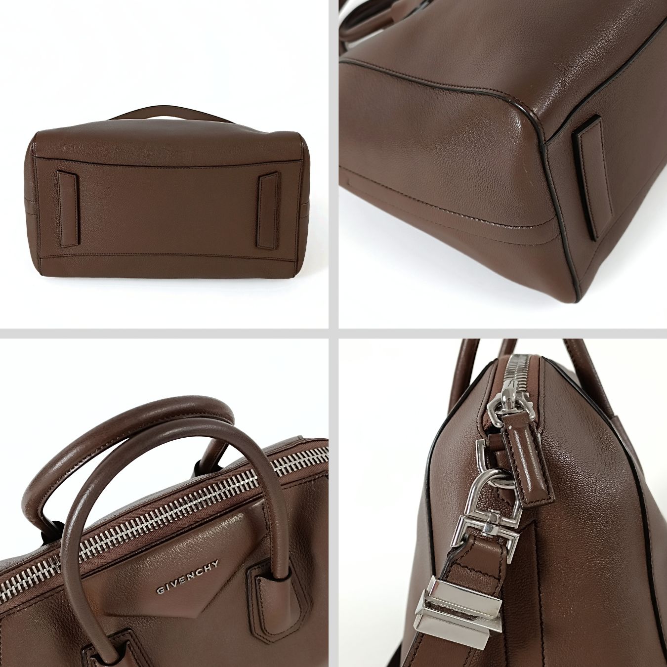 Givenchy Givenchy Antigona Medium shoulder bag in brown leather - '10s