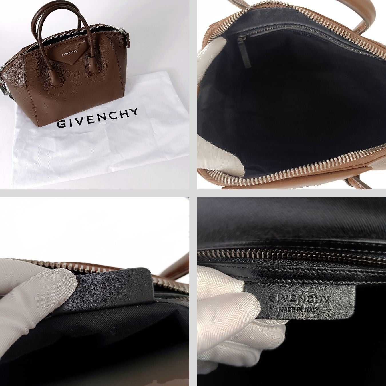 Givenchy Givenchy Antigona Medium shoulder bag in brown leather - '10s