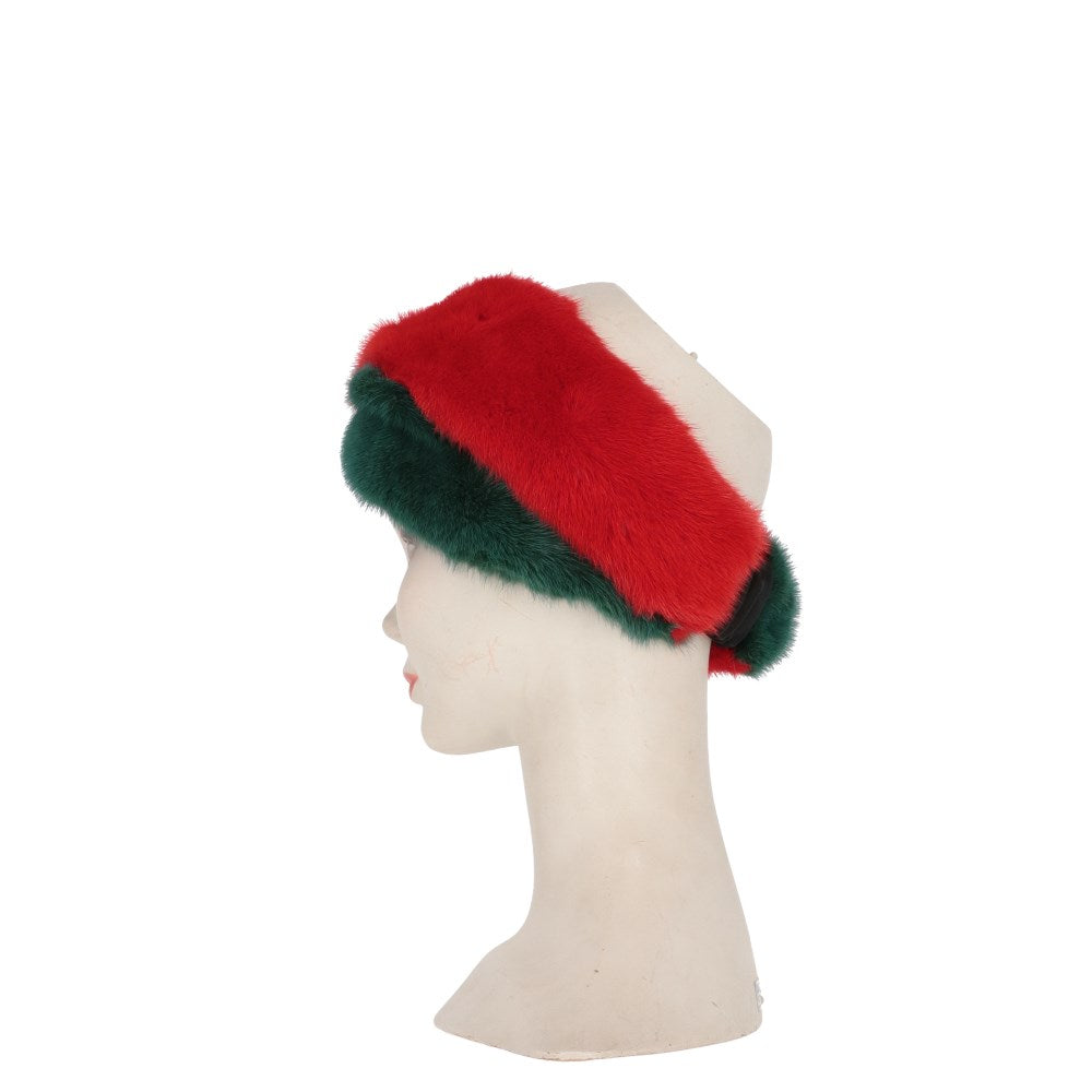 A.N.G.E.L.O. Vintage Cult Bicolor Fur Headband - 2020s