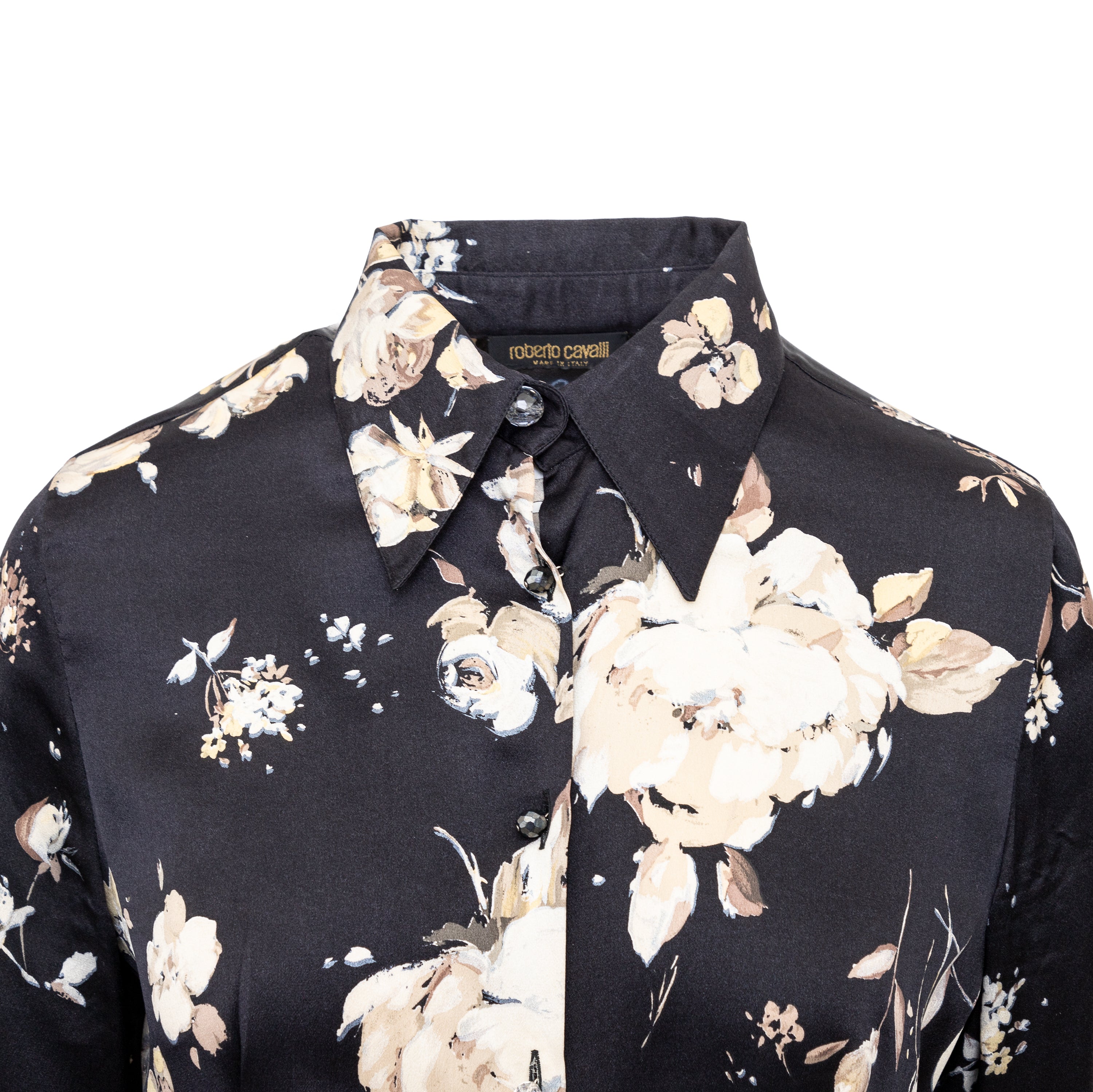 Roberto Cavalli Flower Printed Shirt - '00s