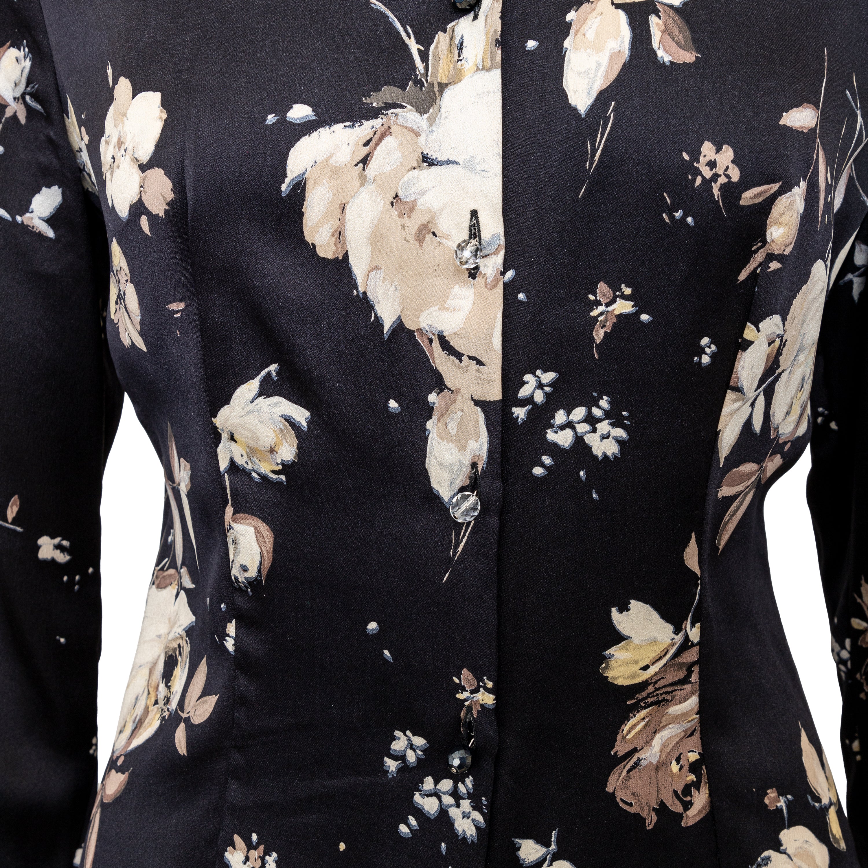 Roberto Cavalli Flower Printed Shirt - '00s