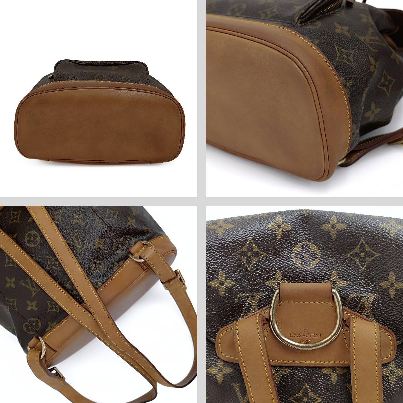 Louis Vuitton Louis Vuitton vintage backpack Montsouris Mini monogram - '10s