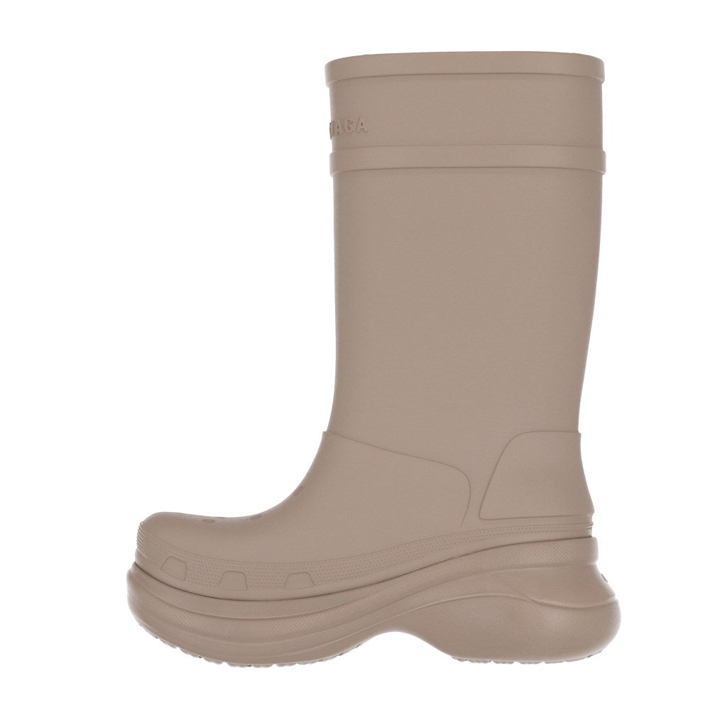 Balenciaga x Crocs Taupe Rubber Boots - 2020s