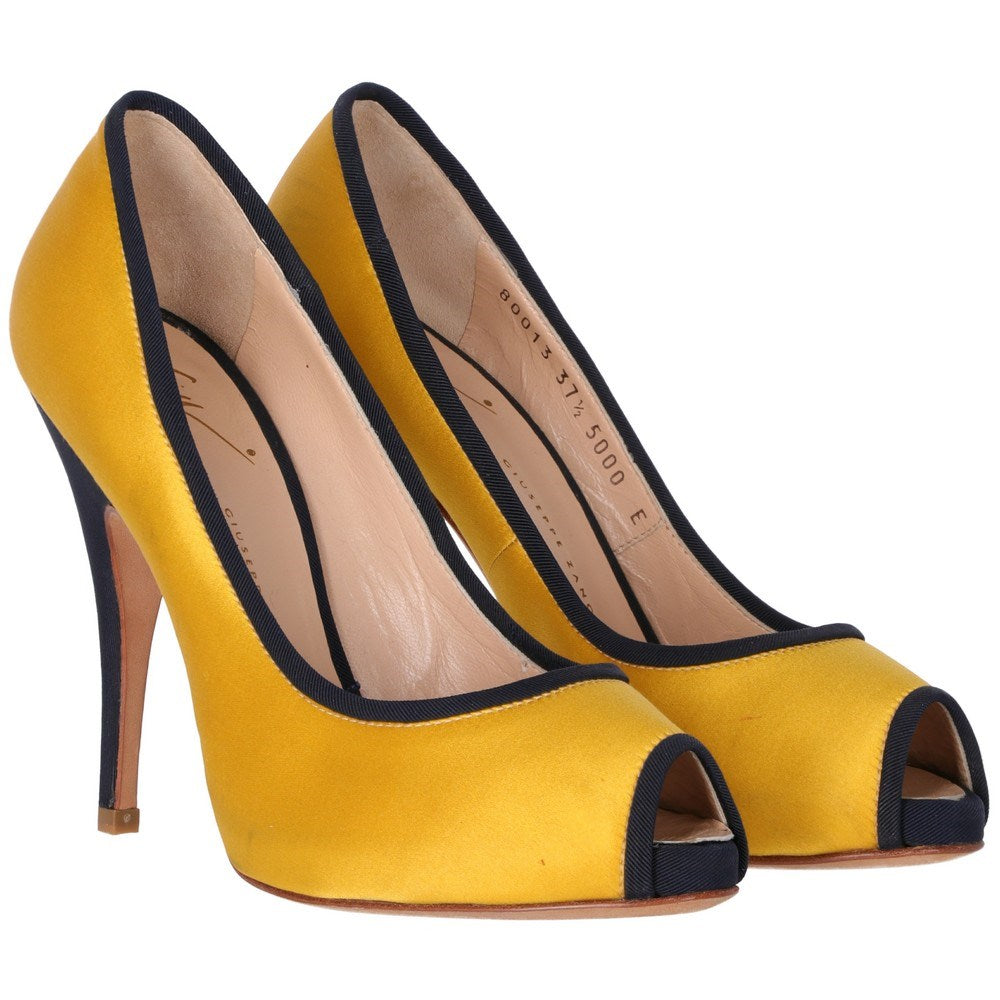 Giuseppe Zanotti Yellow and Black Pumps - 2000s