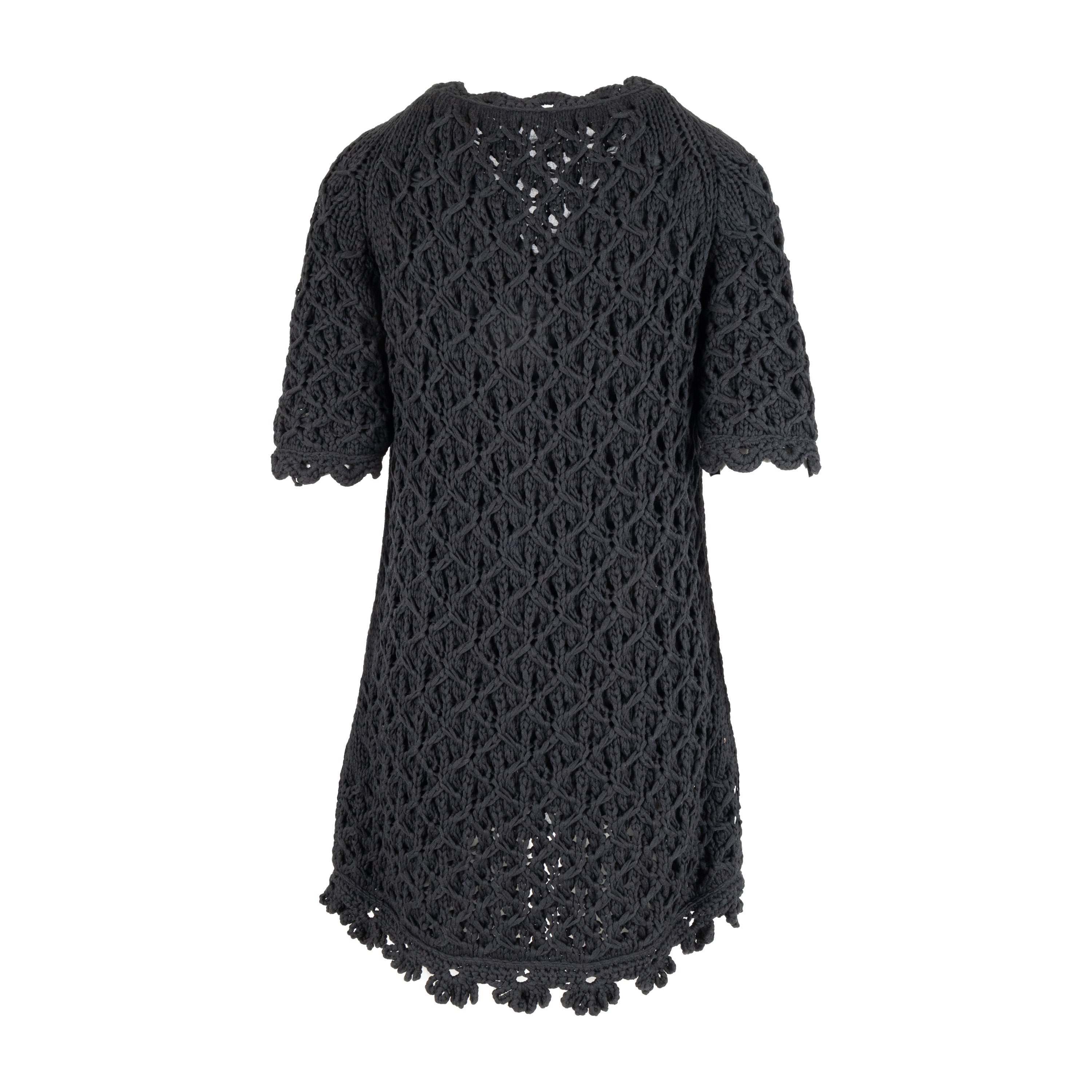 Moschino Cheap and Chic Crochet Jacket with Short Sleeve - '10s