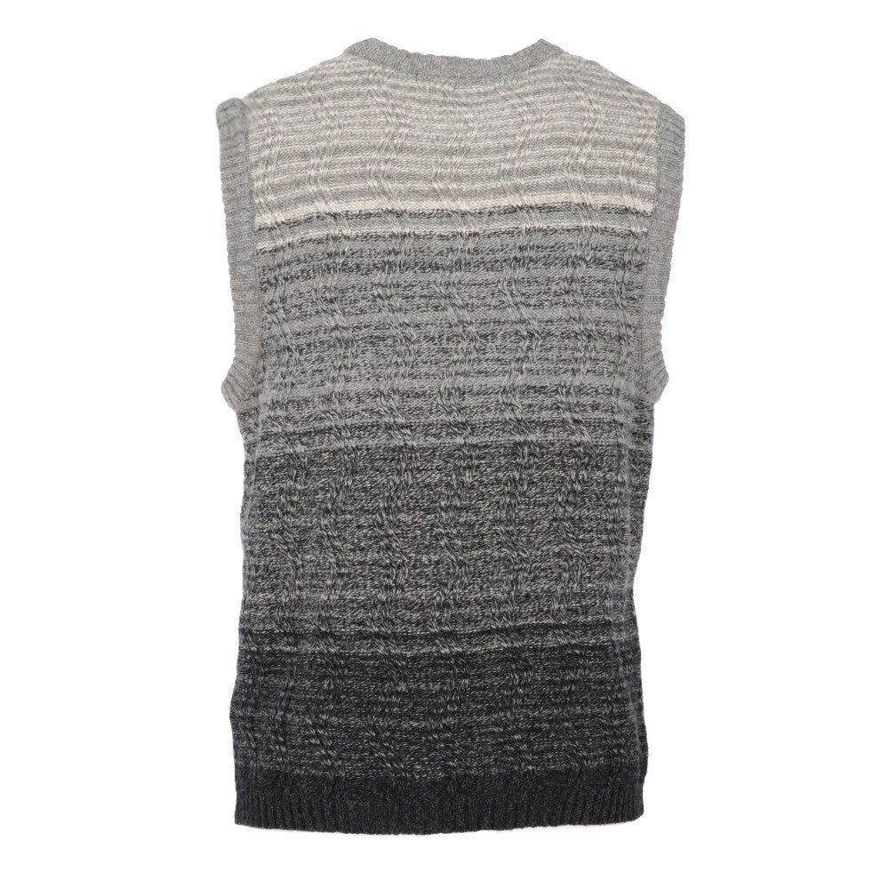 Ungaro Grey Shaded Knitted Vest - 2000s