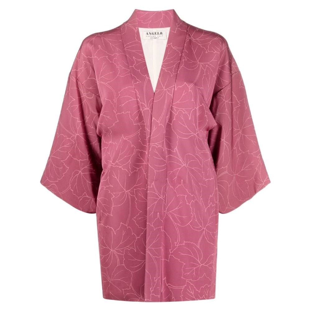 A.N.G.E.L.O. Vintage Cult Pink Short Kimono - '70s