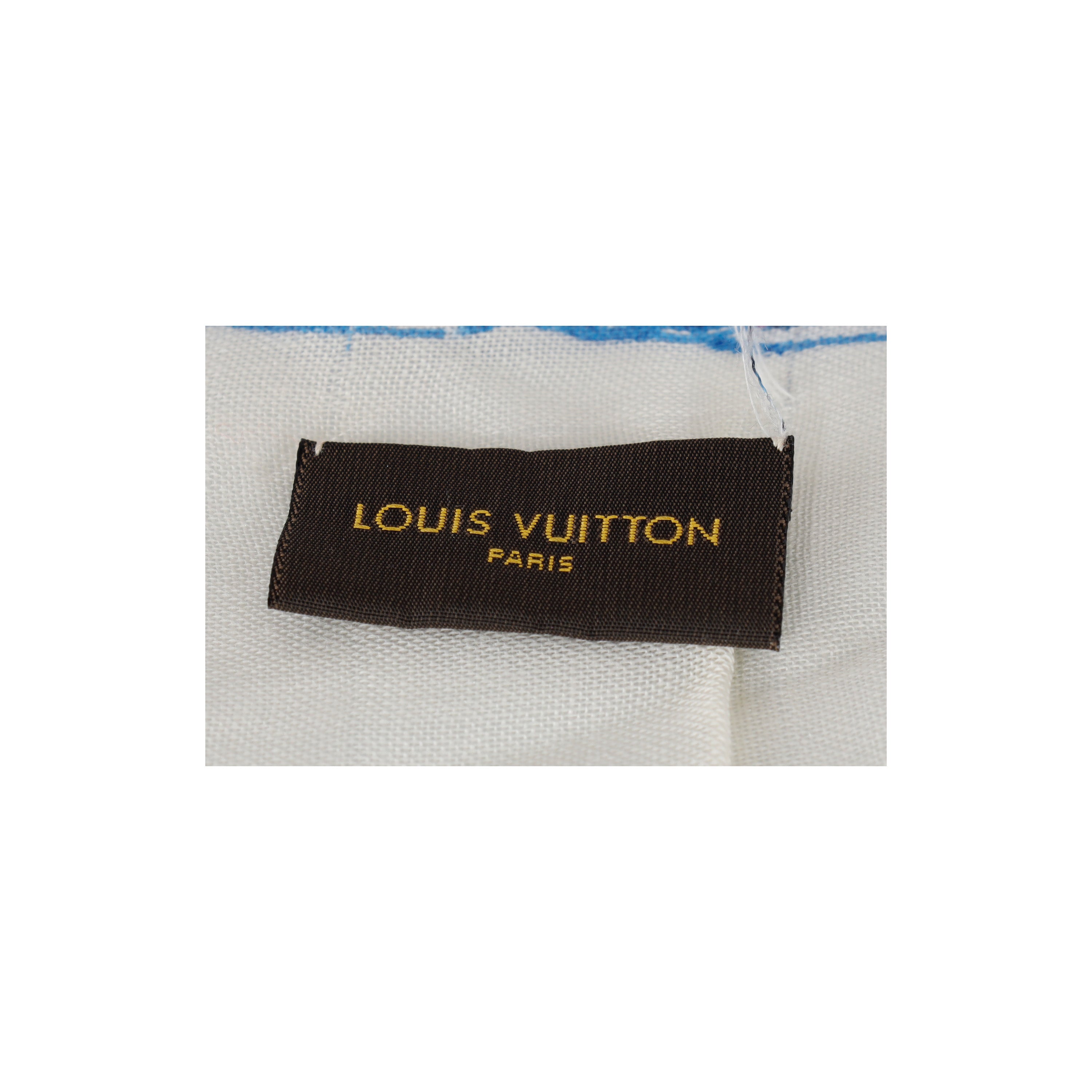 Louis Vuitton Multicolor Chain Print Scarf - '10s