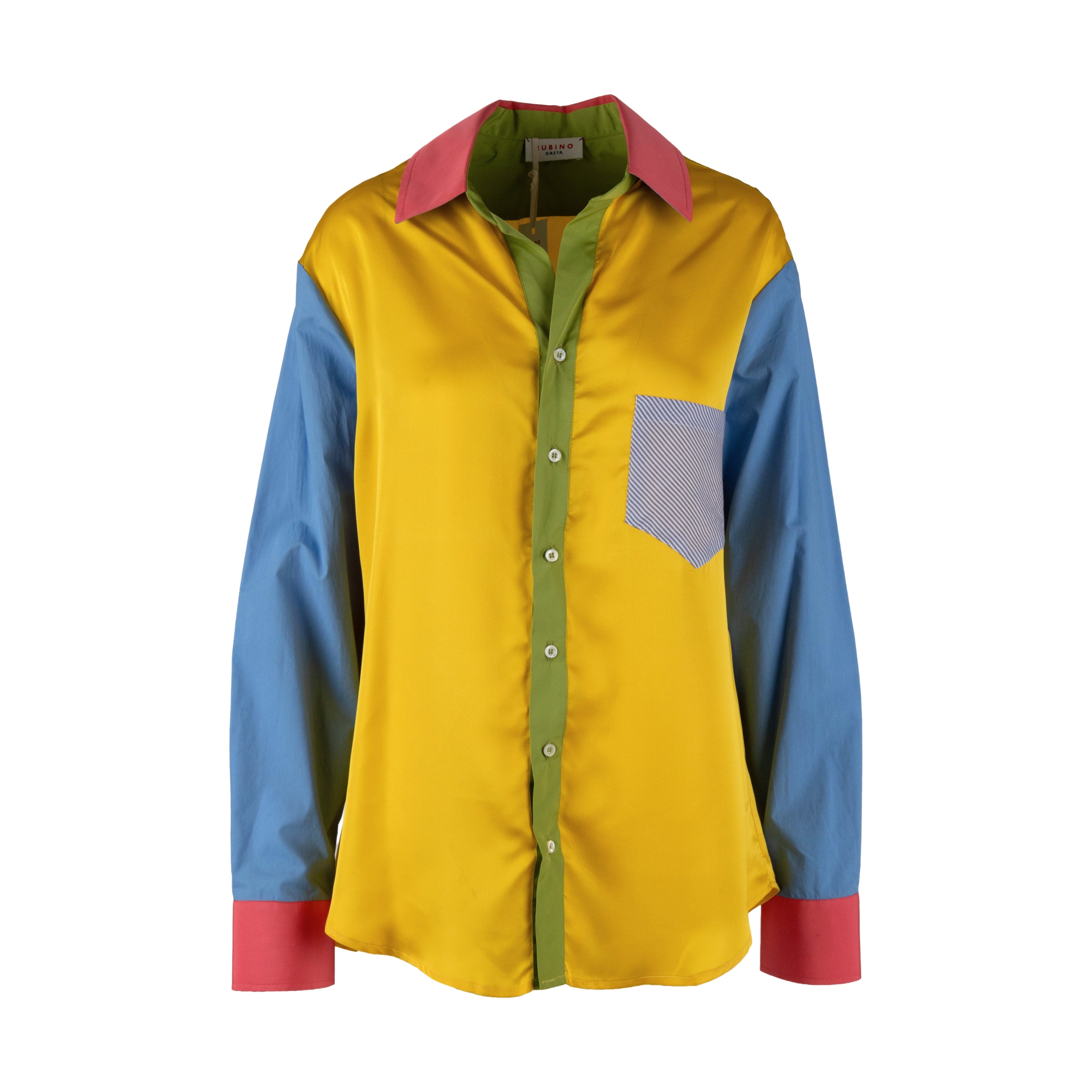 Rubino Gaeta Colorblock Cross Shirt - '20s